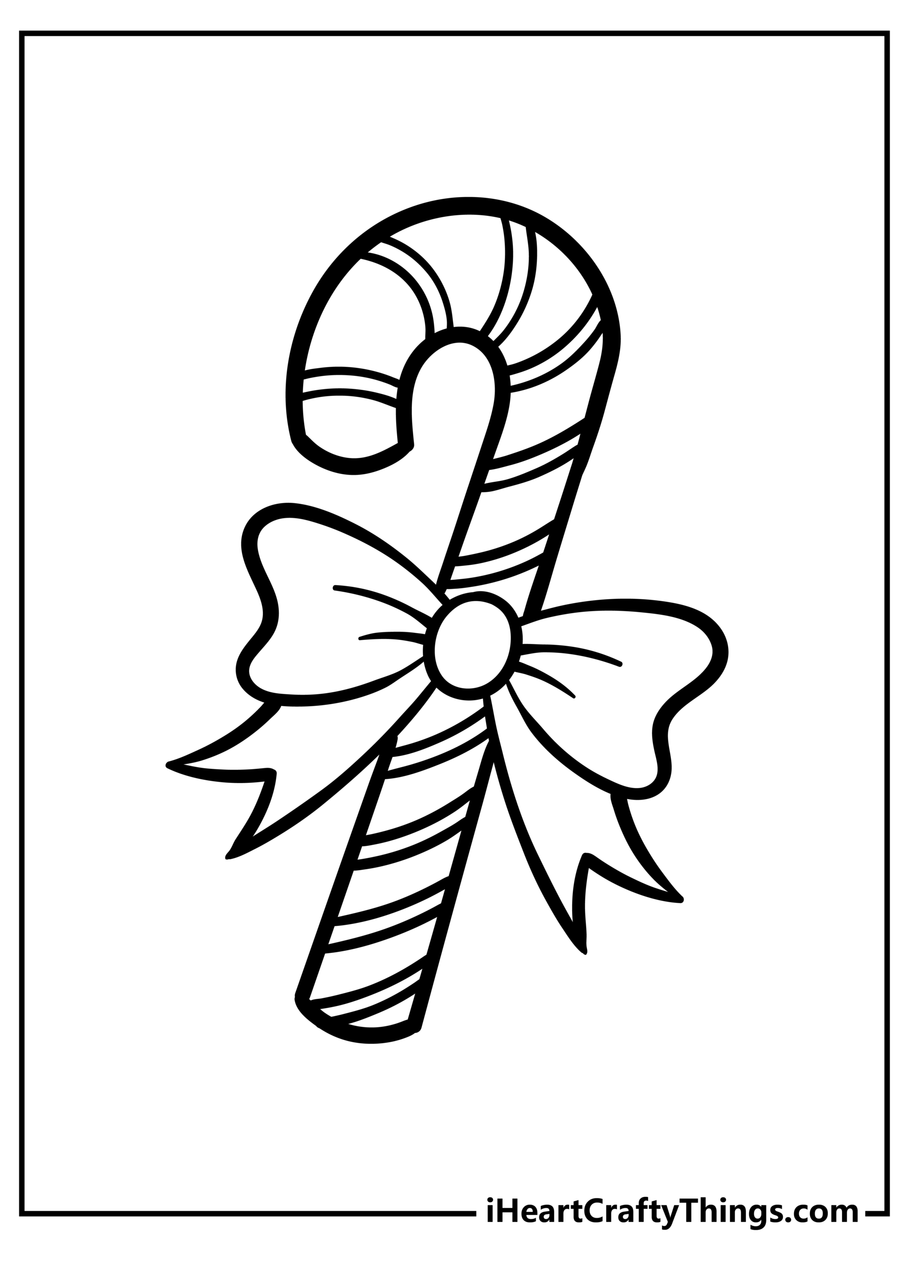 30 Candy Cane Coloring Pages 100 Free Printables 30 Candy Cane Coloring Pages 100 Free Printables