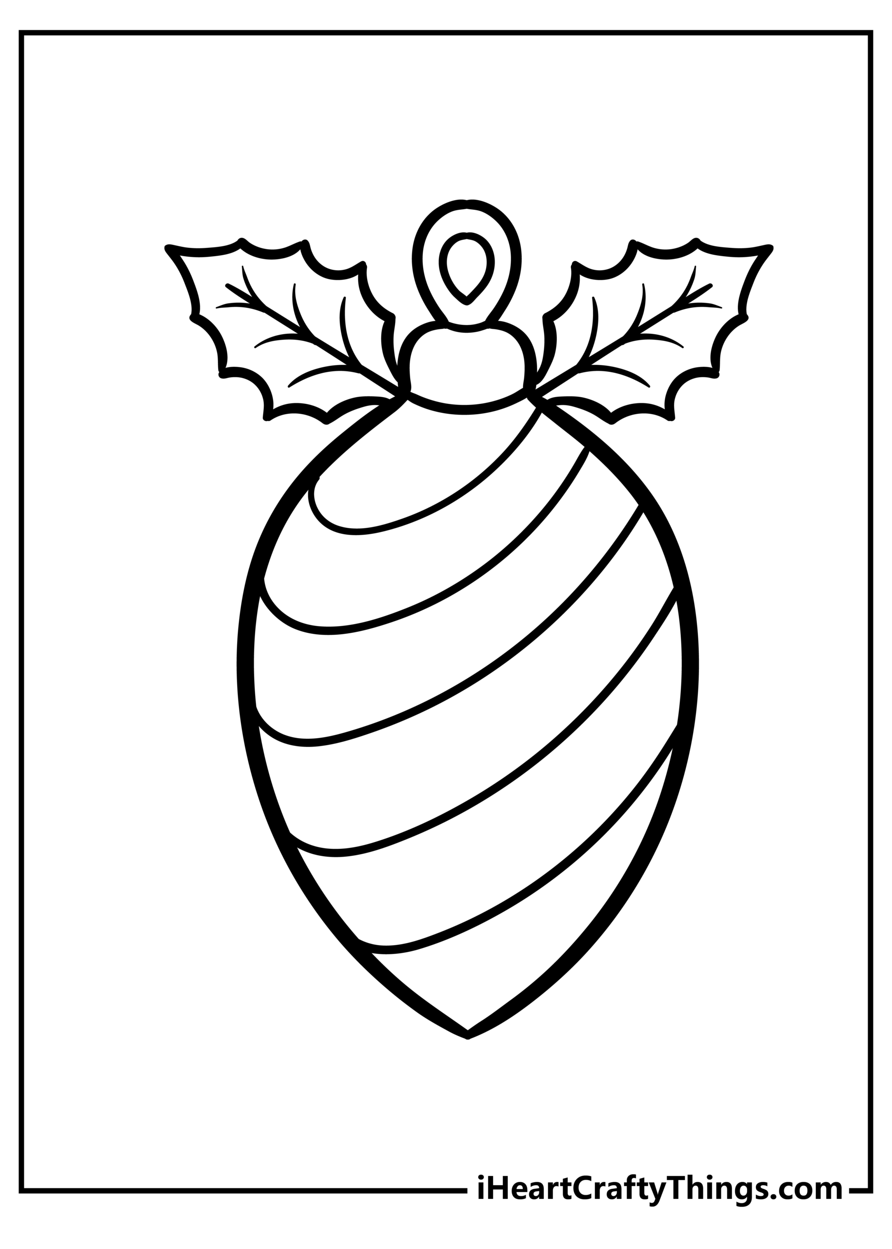 Christmas Ornaments Coloring Pages Free Christmas Ornaments Coloring Pages Free