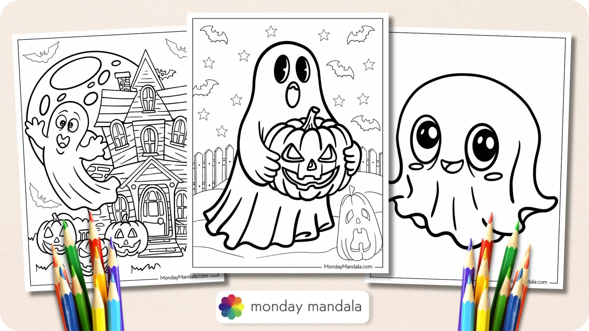 30 Ghost Coloring Pages Free PDF Printables 30 Ghost Coloring Pages Free PDF Printables