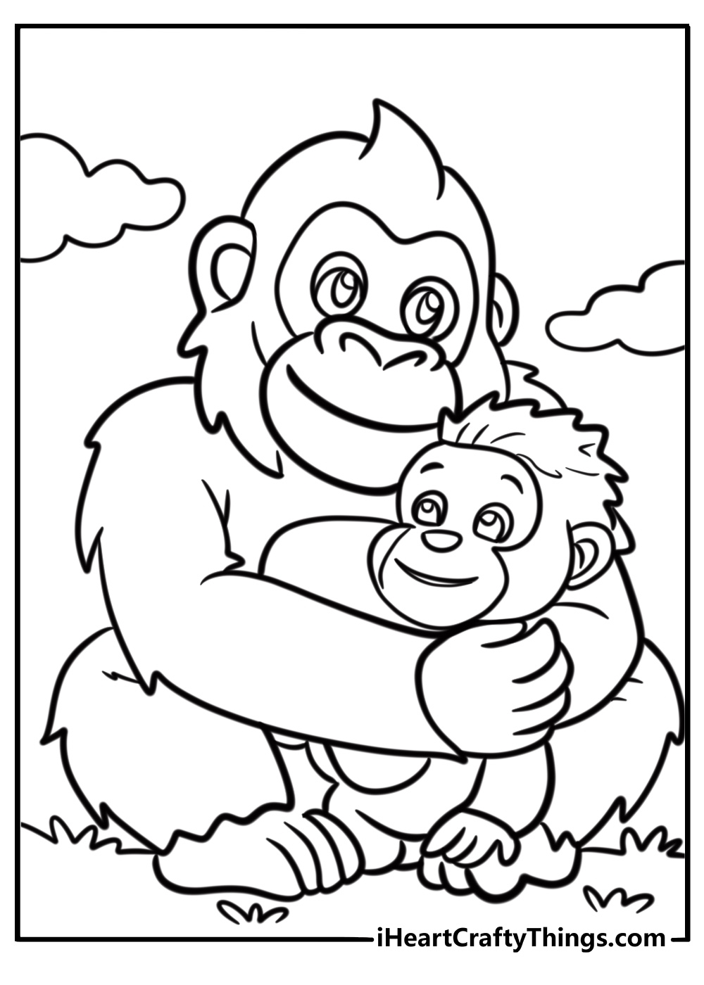30 Gorilla Coloring Pages 100 Free To Print 