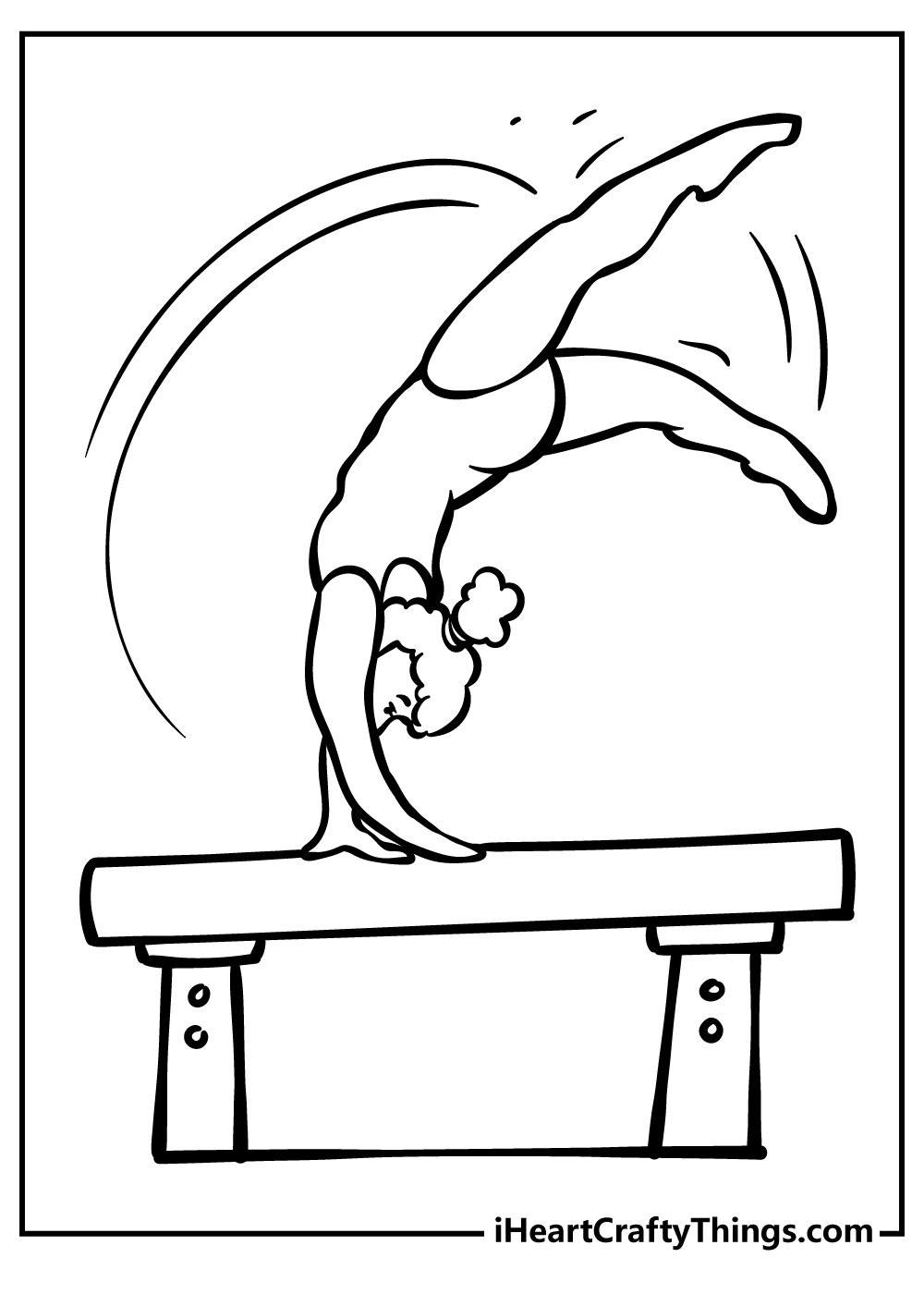 30 Gymnastics Coloring Pages 100 Free Printables 