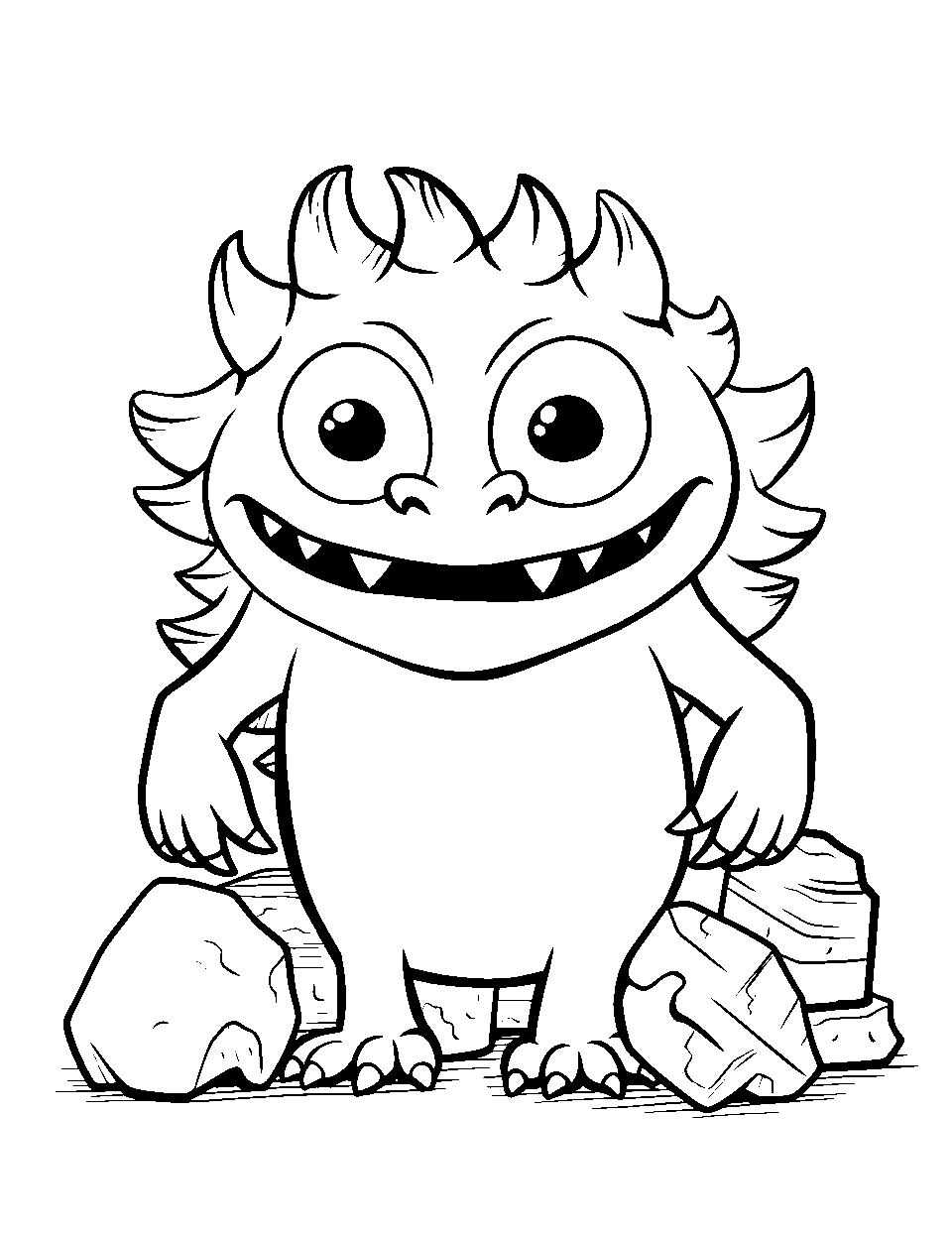 30 Monster Coloring Pages Fun Free Sheets