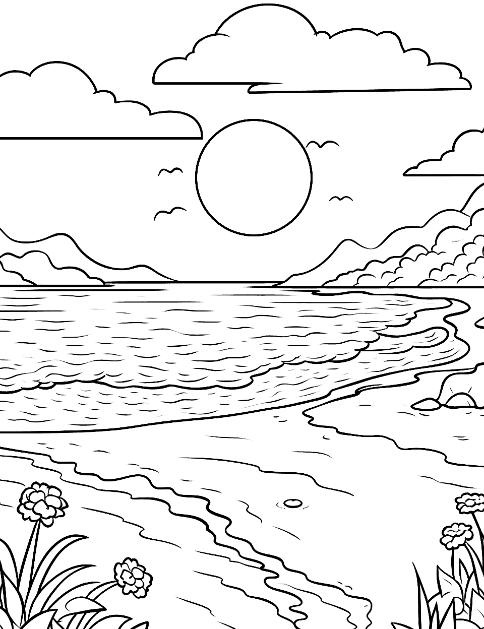 30 Nature Coloring Pages Free Printable Sheets Worksheets Library