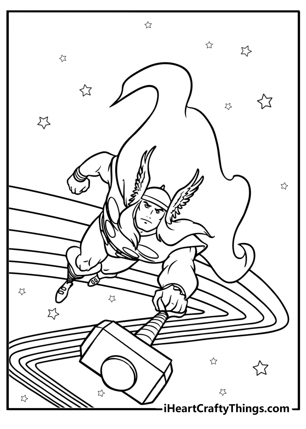 Thor Coloring Pages Printable Thor Coloring Pages Printable