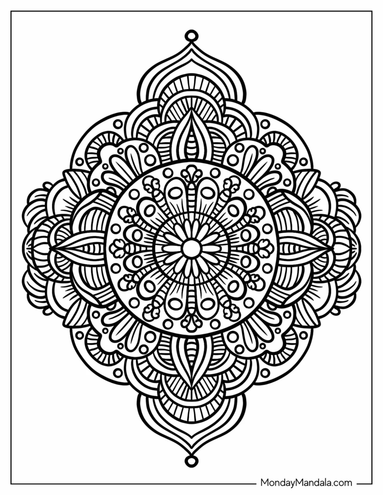 30 Zentangle Coloring Pages Free PDF Printables 