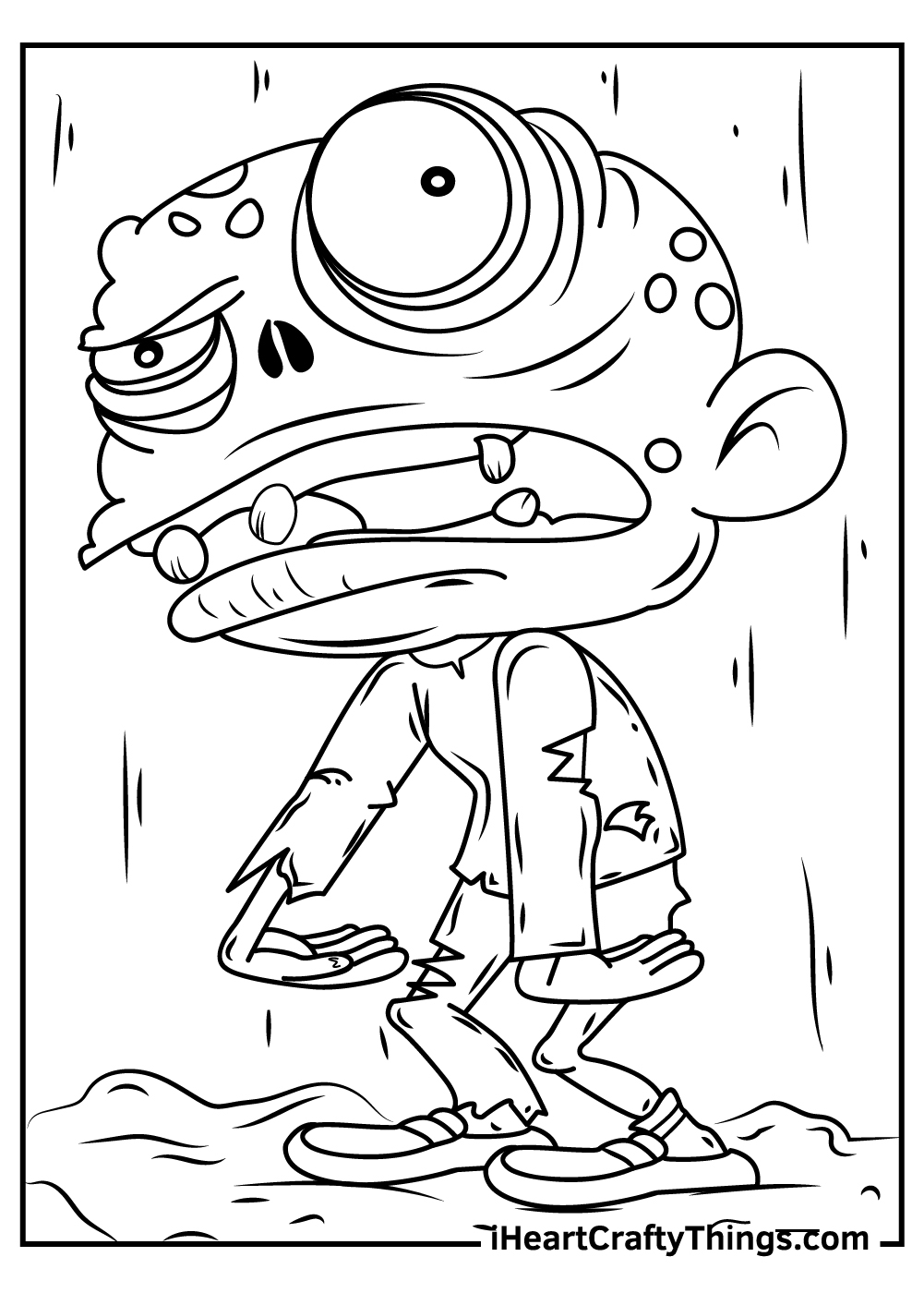 30 Zombie Coloring Pages 100 Free Printables 