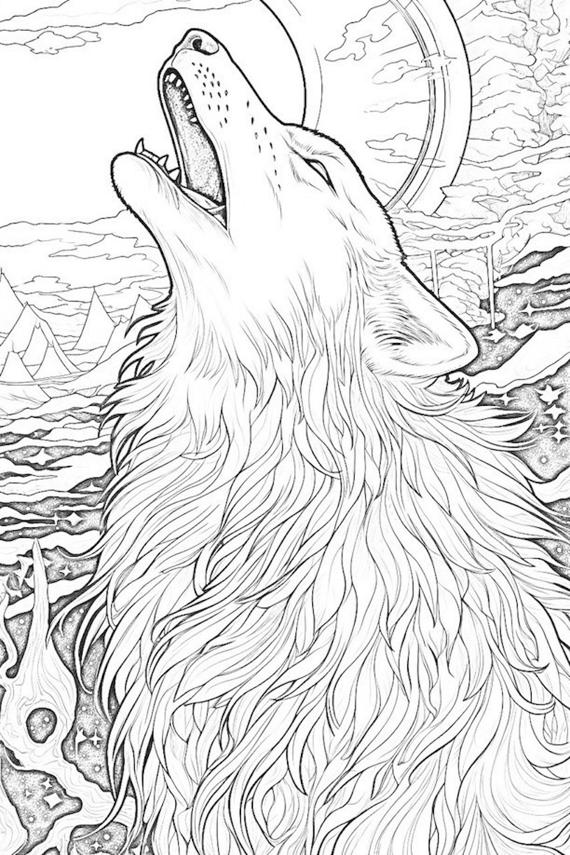 32 Majestic Wolf Coloring Pages For Kids And Adults 32 Majestic Wolf Coloring Pages For Kids And Adults