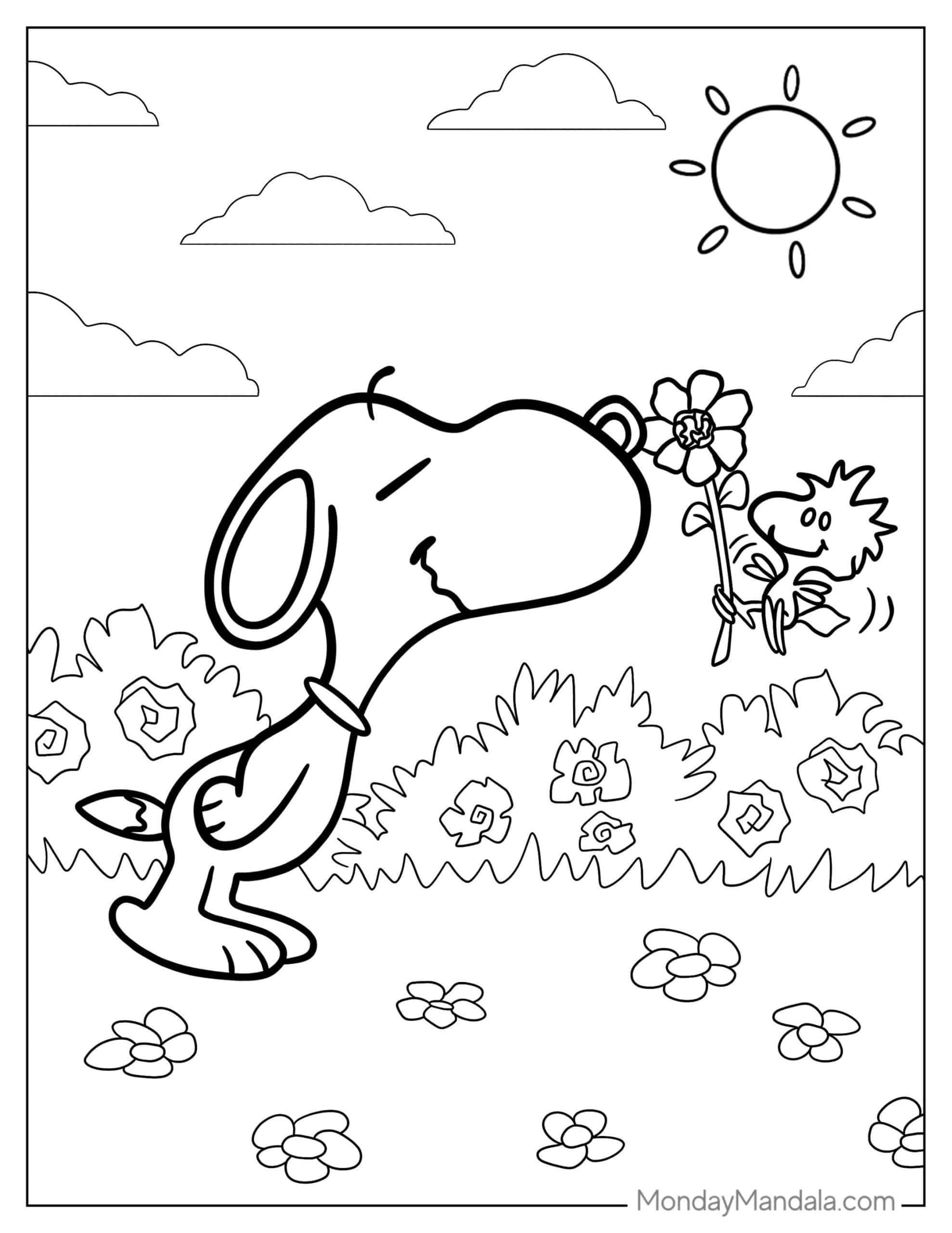 32 Peanuts Snoopy Coloring Pages Free PDF Printables 32 Peanuts Snoopy Coloring Pages Free PDF Printables