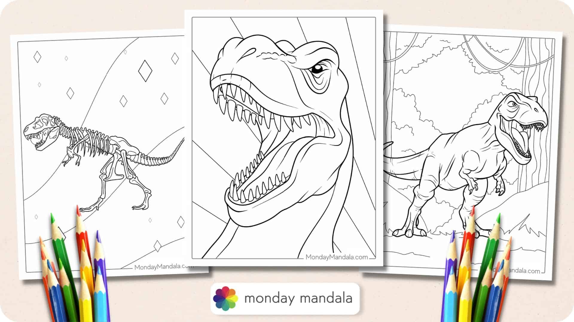32 T Rex Coloring Pages Free PDF Printables 32 T Rex Coloring Pages Free PDF Printables