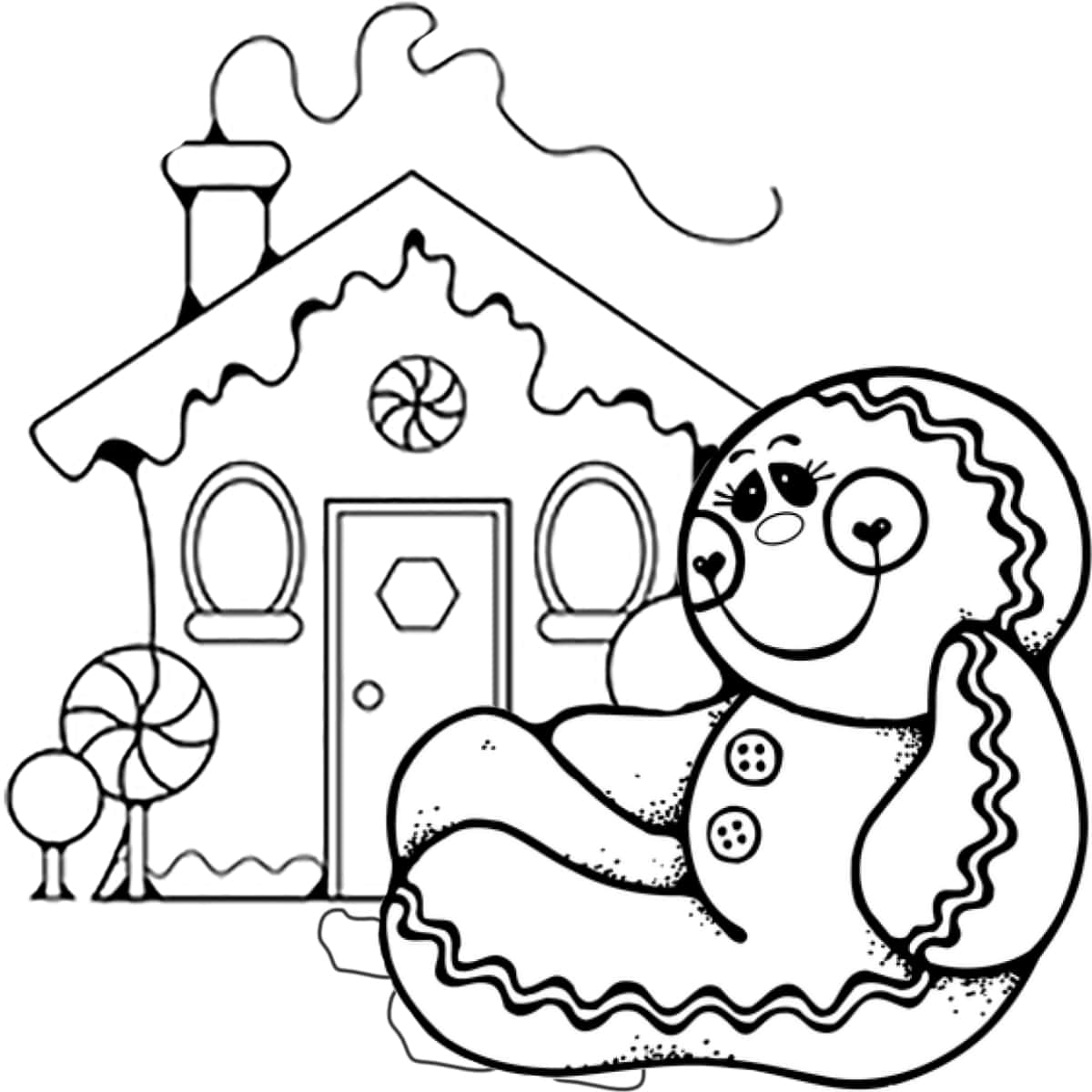 Free Coloring Pages Of Gingerbread Houses Free Coloring Pages Of Gingerbread Houses