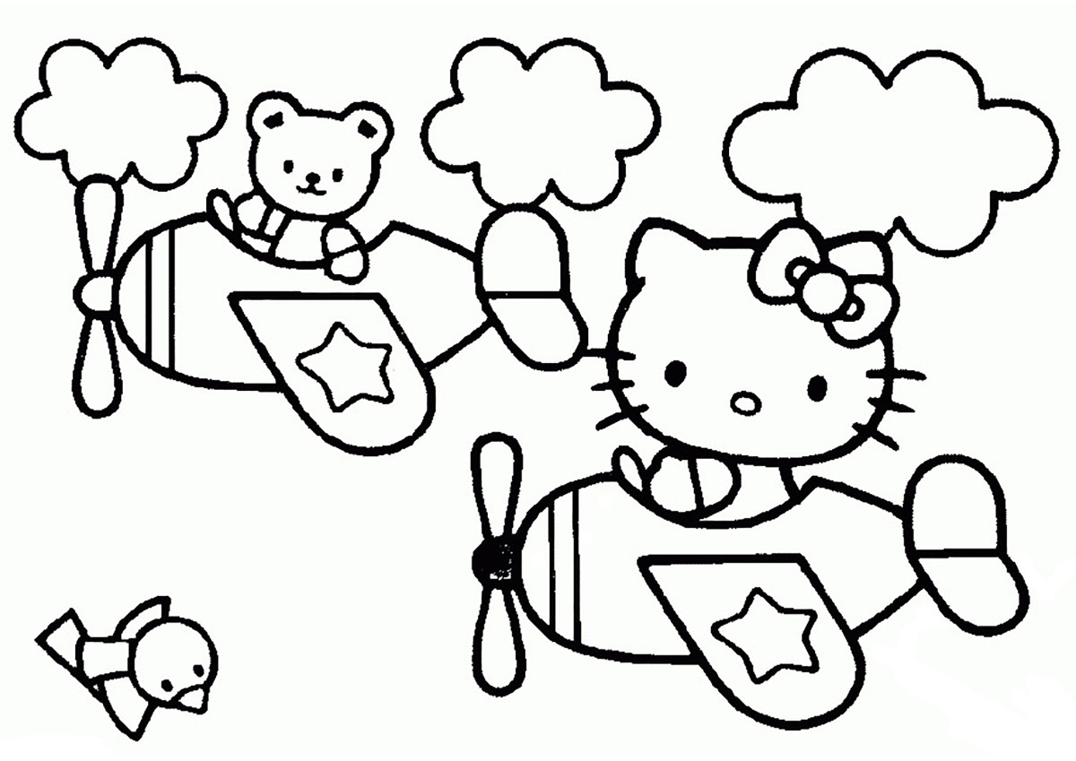 Free Coloring Pages Hello Kitty And Friends