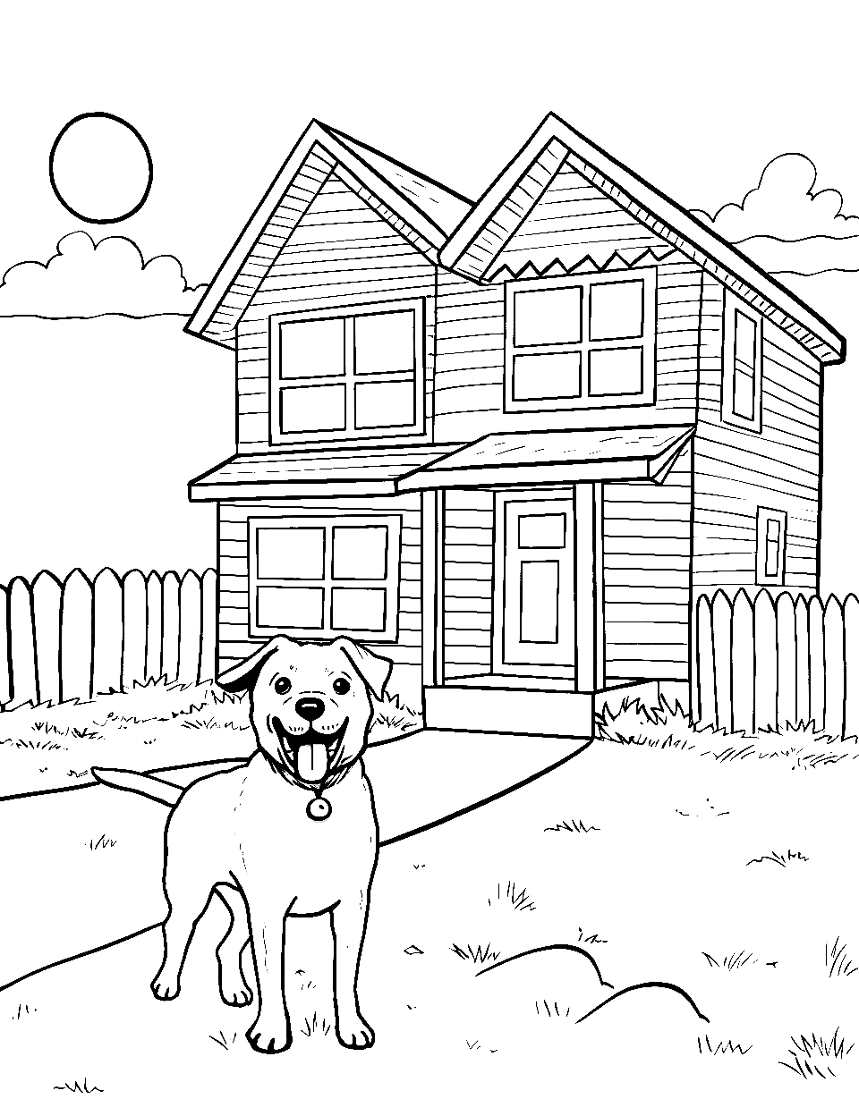35 House Coloring Pages Printable Sheets 35 House Coloring Pages Printable Sheets