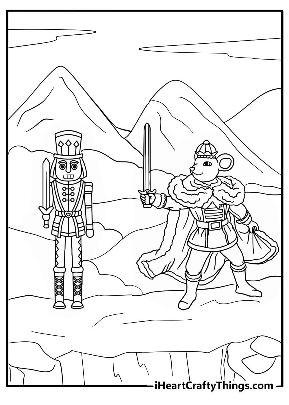 Free Printable Nutcracker Coloring Page