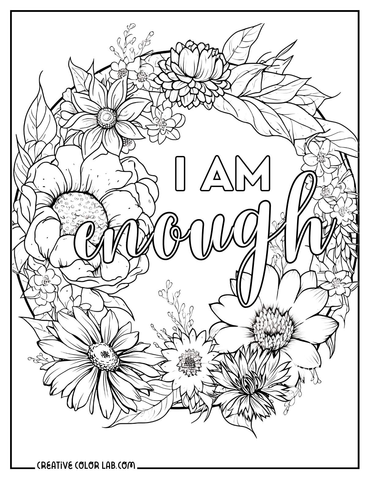 35 Positive Affirmations Coloring Pages Free PDF Printables 35 Positive Affirmations Coloring Pages Free PDF Printables