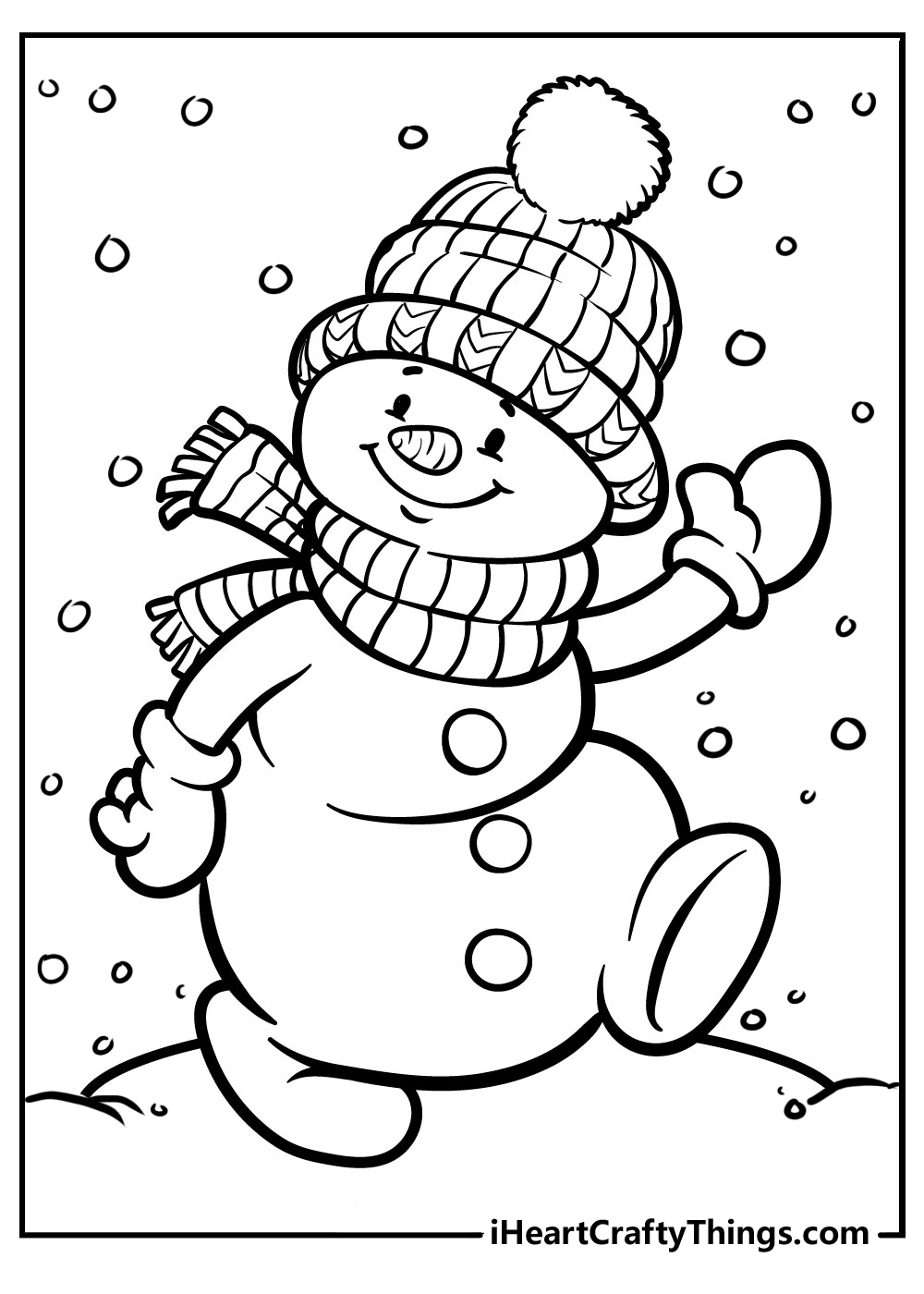 35 Snowman Coloring Pages Printable Free PDF For All Kids 