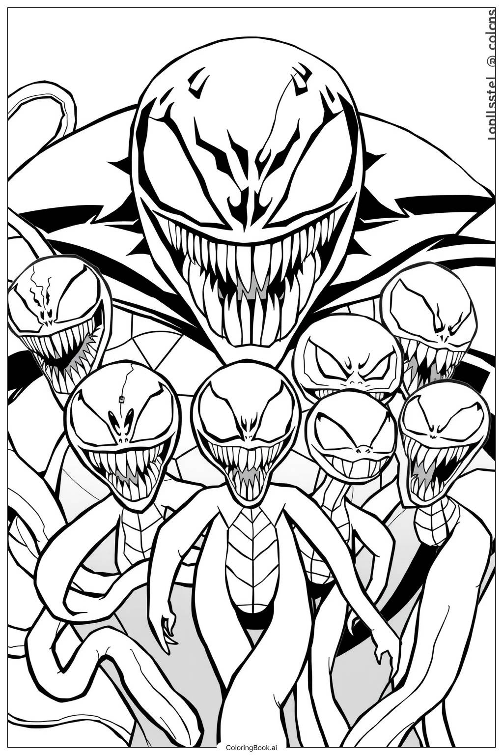35 Venom Coloring Pages Free PDF U0026 PNG Printables 