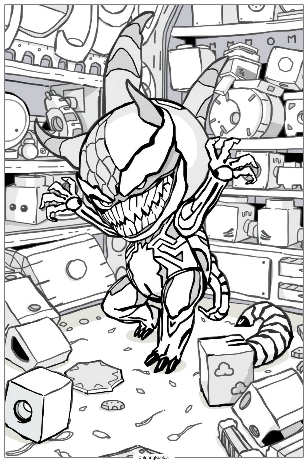 35 Venom Coloring Pages Free PDF U0026 PNG Printables 
