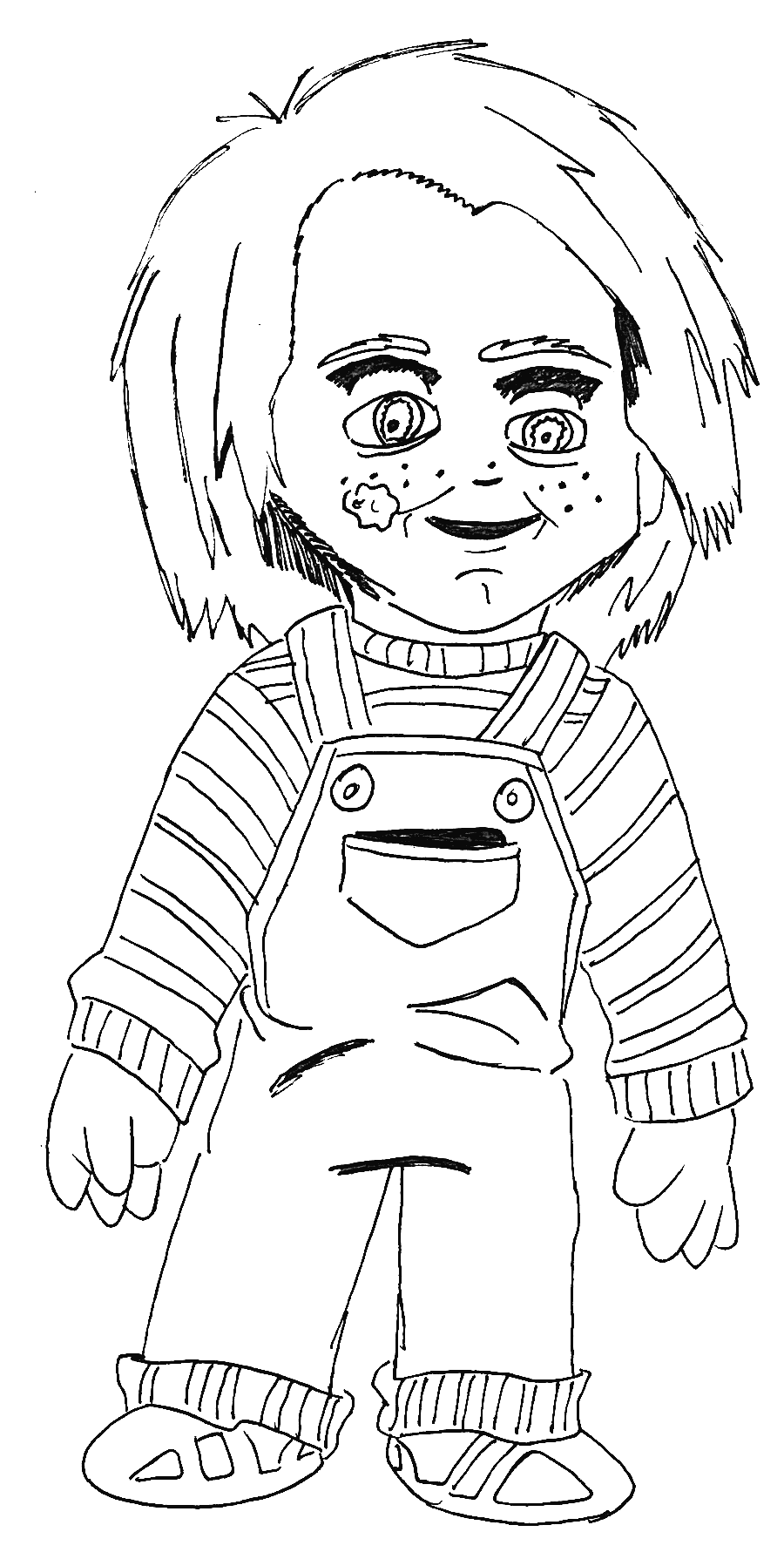 Chucky Coloring Pages Printable