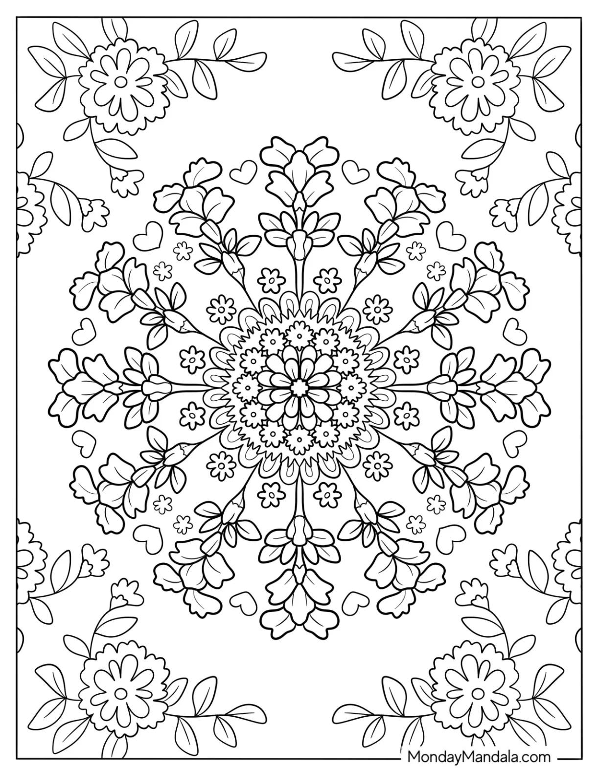 36 Spring Coloring Pages Free PDF Printables 