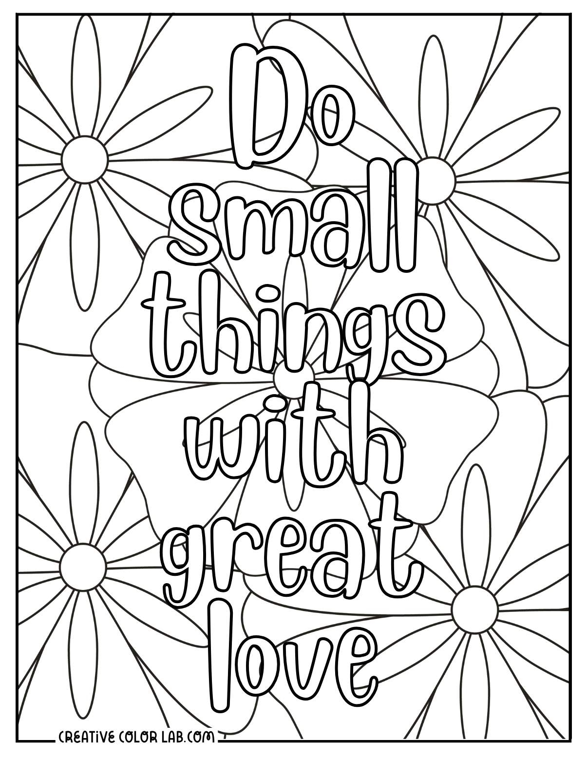 37 Inspirational Quotes Coloring Pages Positive PDF Printables