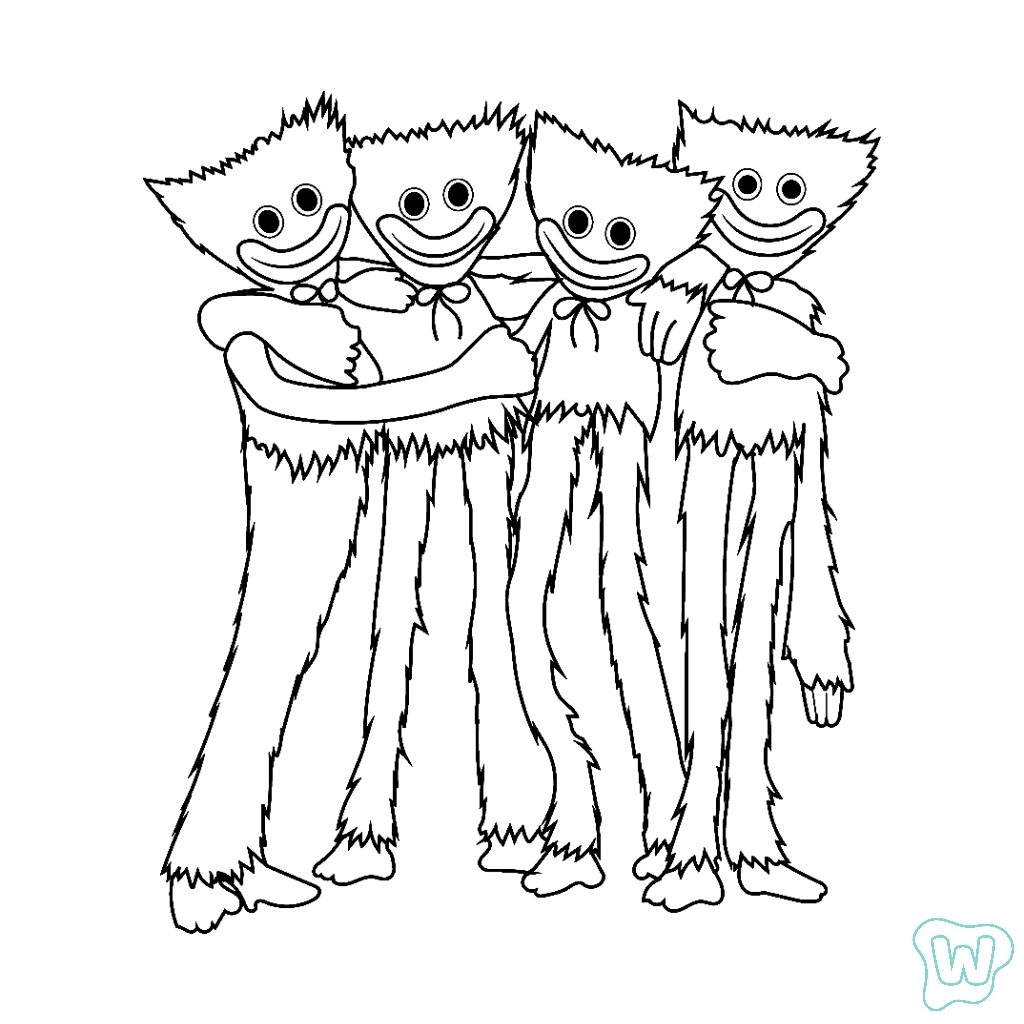 37 Poppy Playtime Coloring Pages Pages To Print