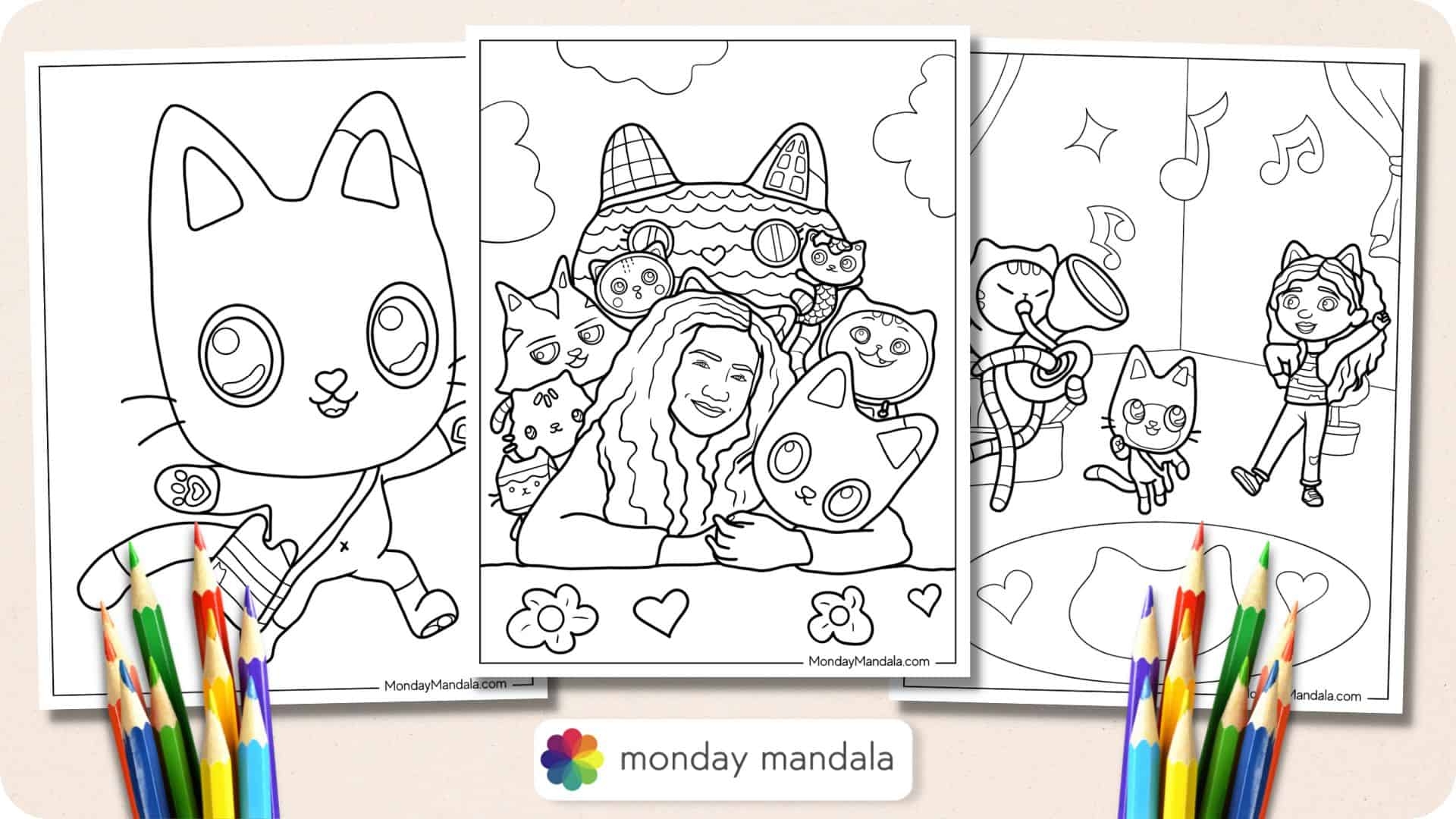 38 Gabby s Dollhouse Coloring Pages Free PDF Printables 