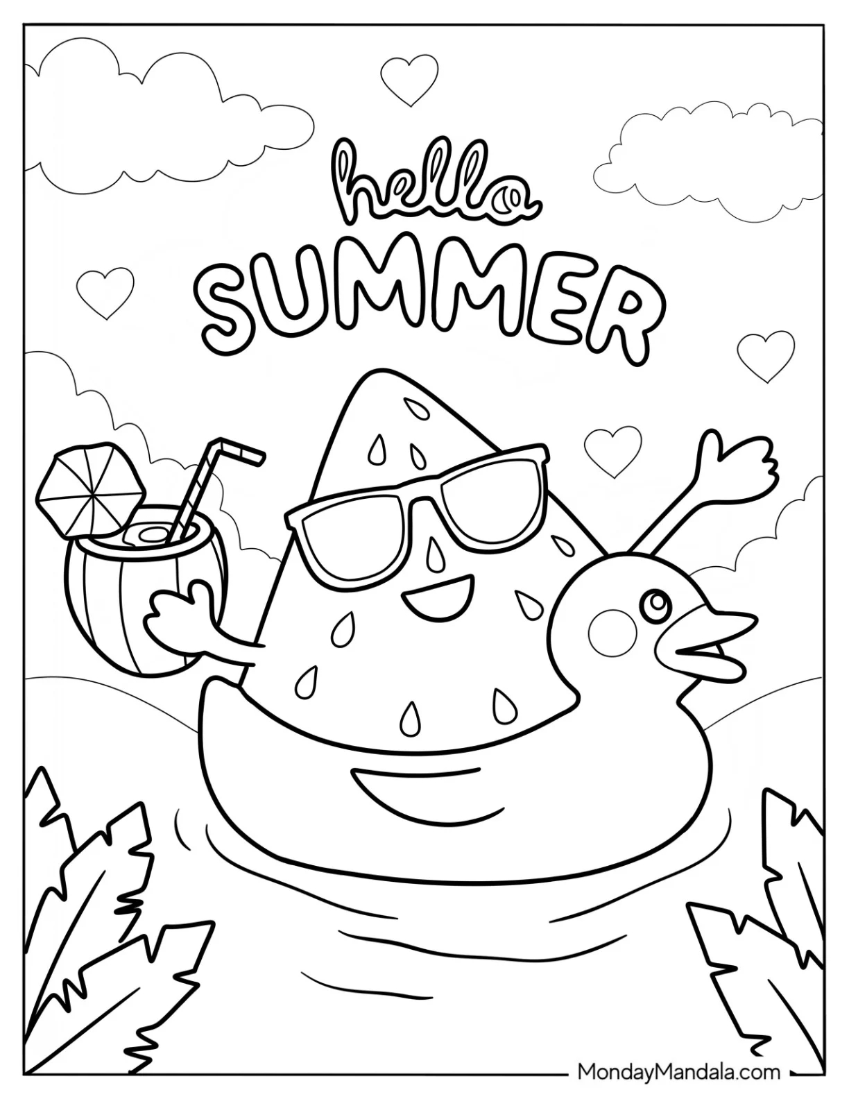 38 Summer Coloring Pages Free PDF Printables 38 Summer Coloring Pages Free PDF Printables