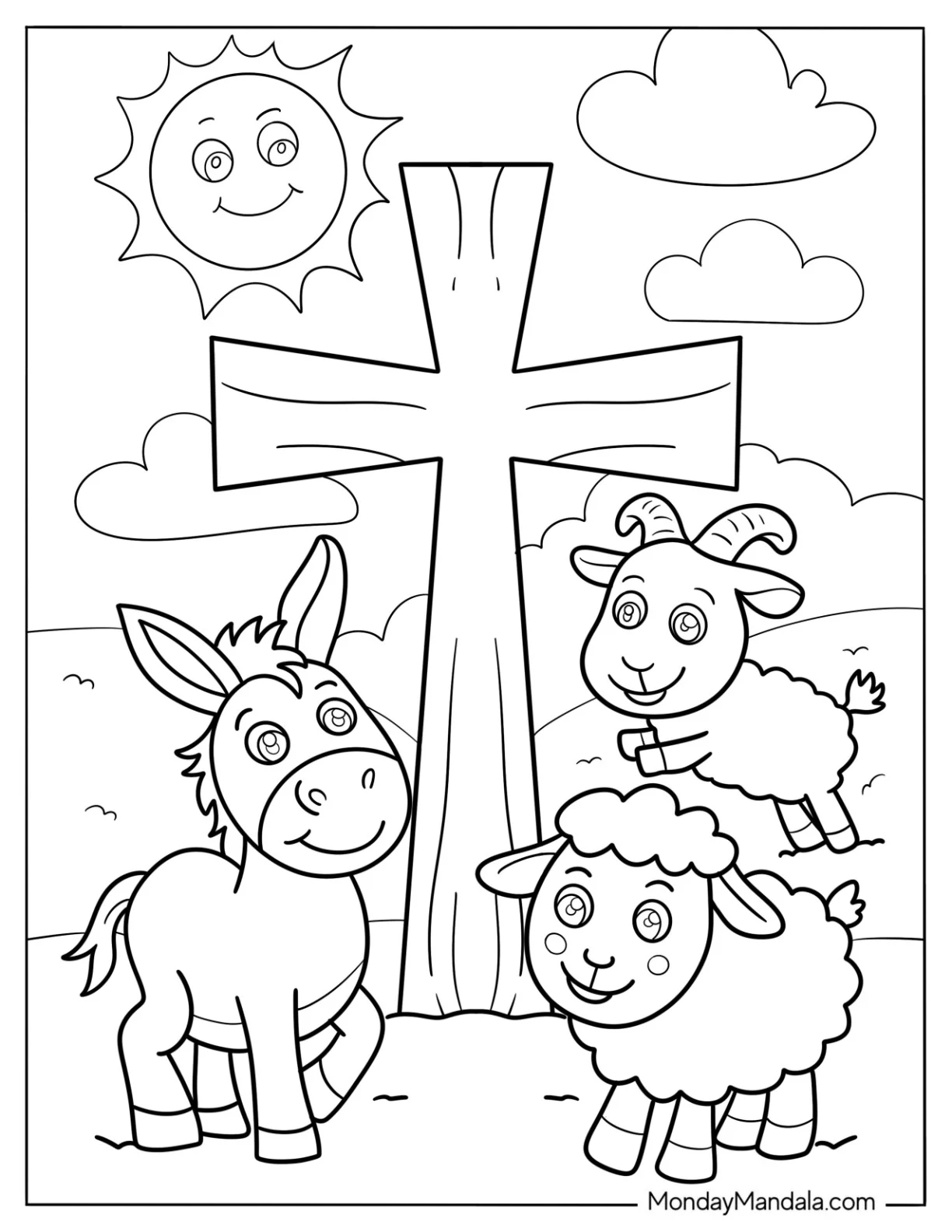39 Cross Coloring Pages Free PDF Printables 39 Cross Coloring Pages Free PDF Printables