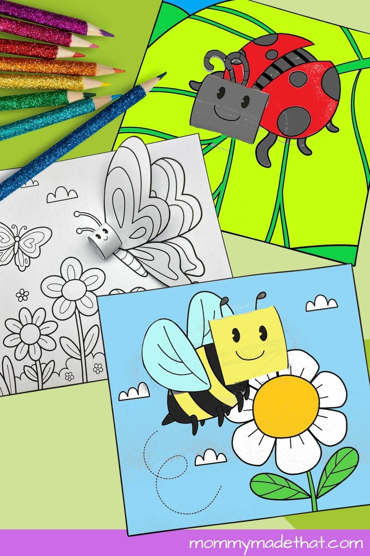 3D Bug Coloring Pages Free Printables 3D Bug Coloring Pages Free Printables