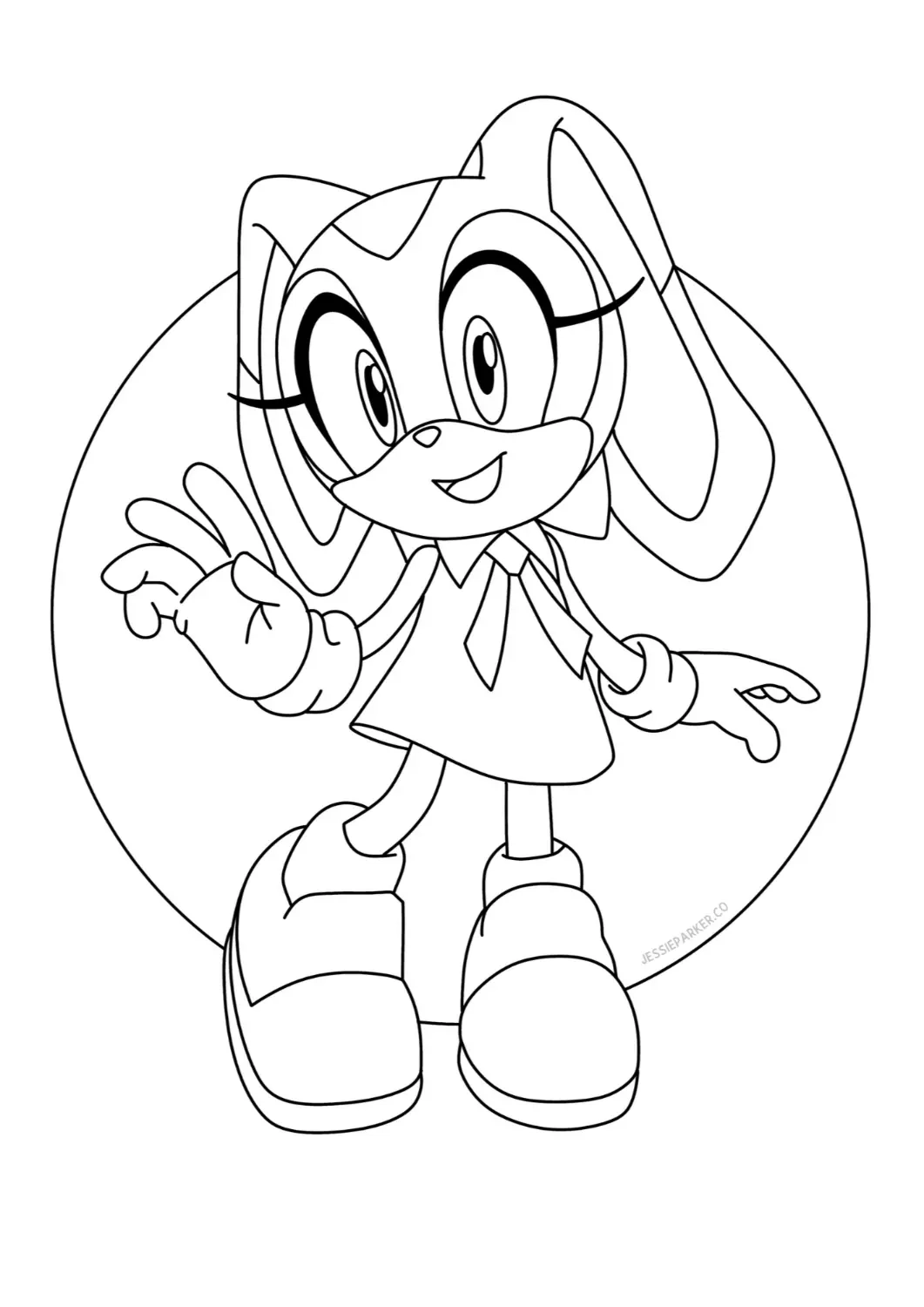 Printable Sonic The Hedgehog Coloring Page Printable Sonic The Hedgehog Coloring Page