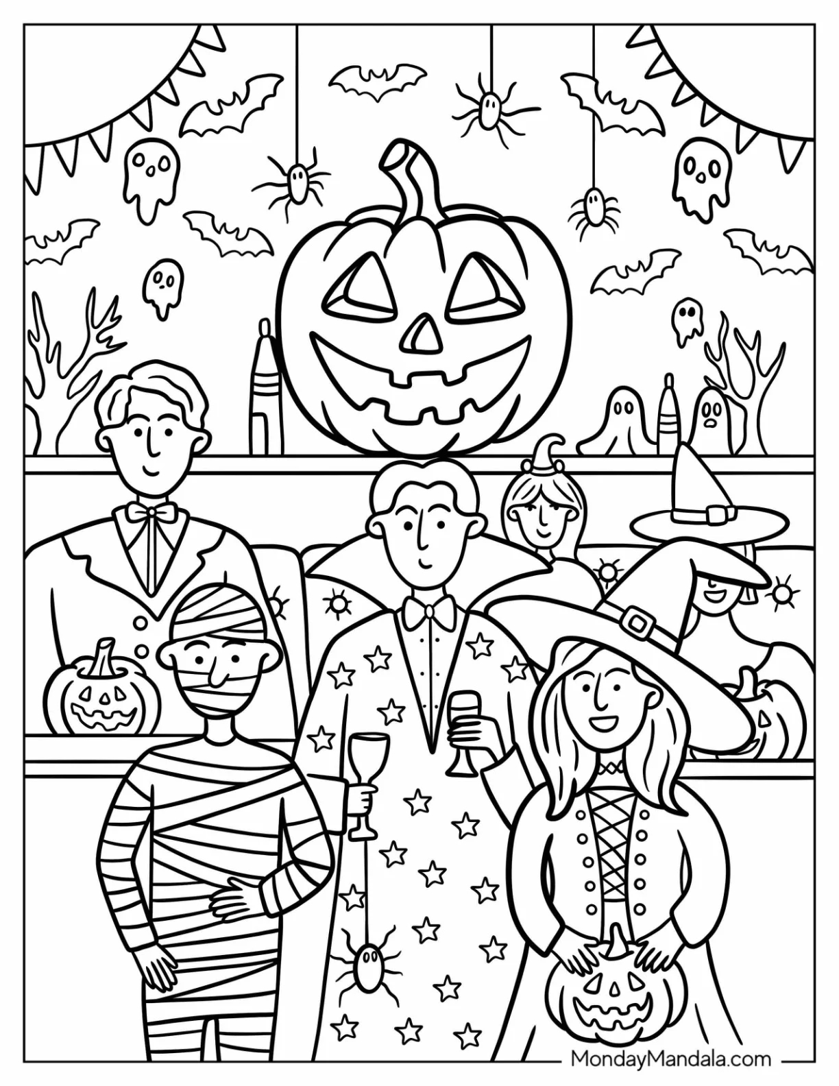 Jack O Lantern Coloring Pages Printable Jack O Lantern Coloring Pages Printable