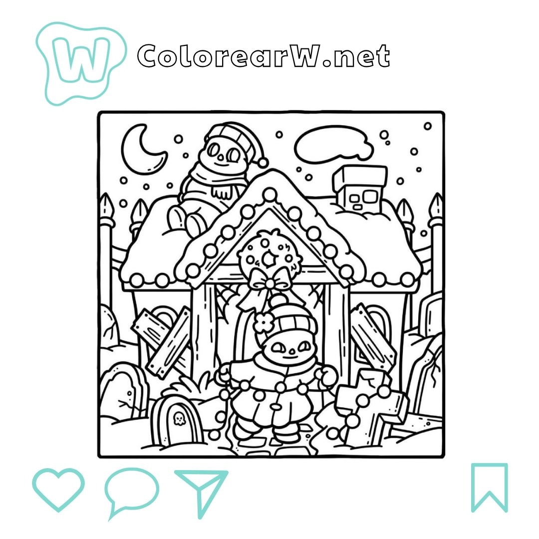 41 Spooky Christmas Coloring Pages Online Coloring 41 Spooky Christmas Coloring Pages Online Coloring
