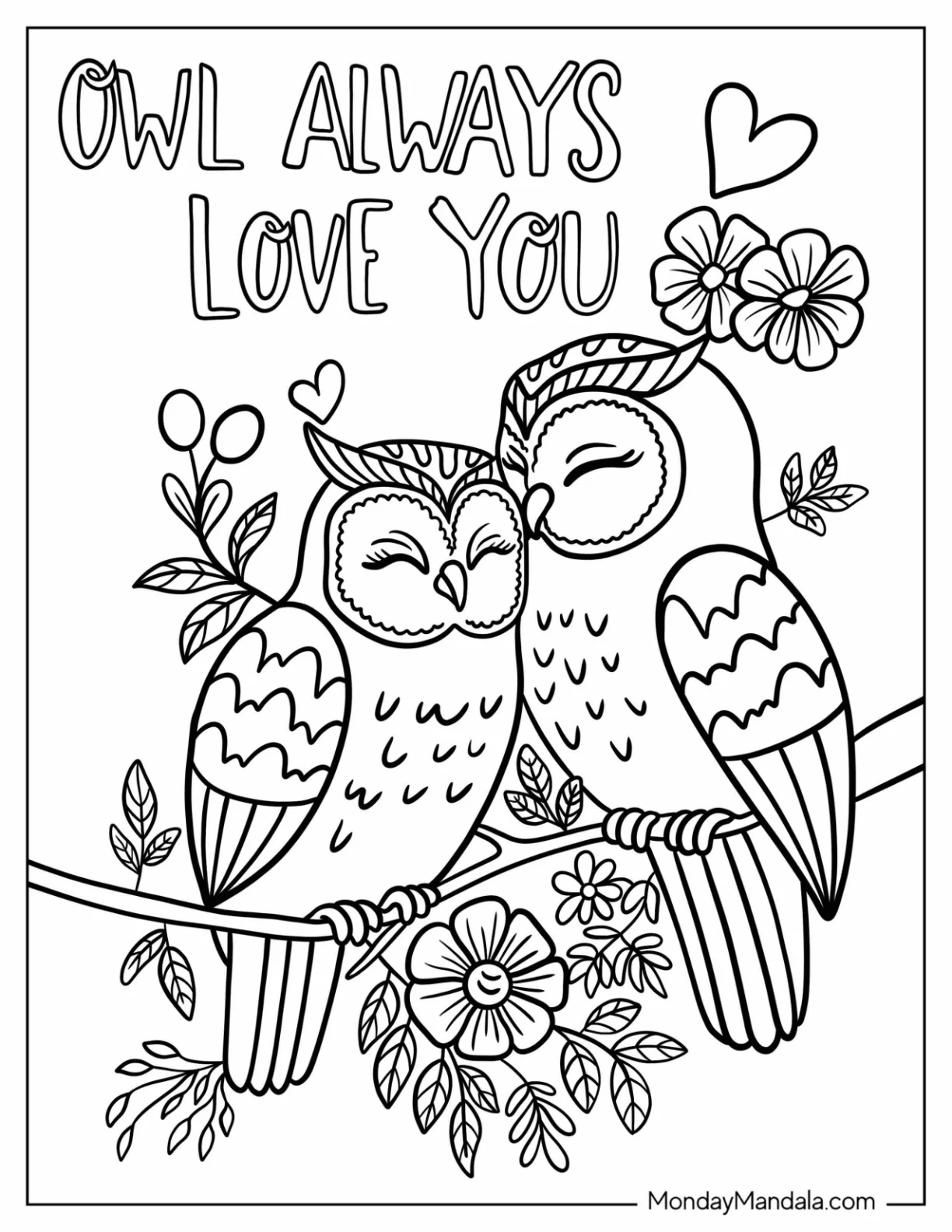 Valentines Day Coloring Pages Printable Free