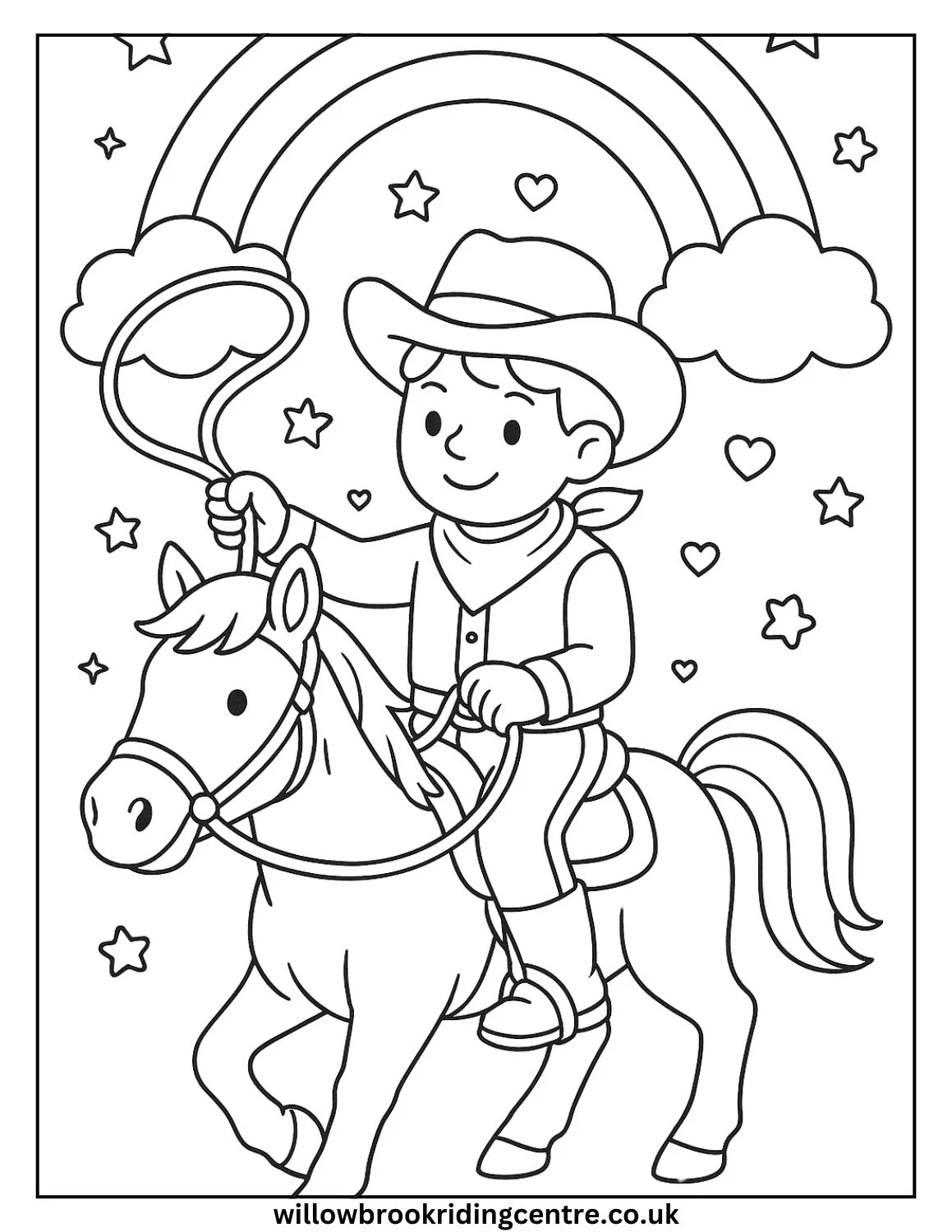 42 Cowboy And Western Coloring Pages Free PDF Printables 