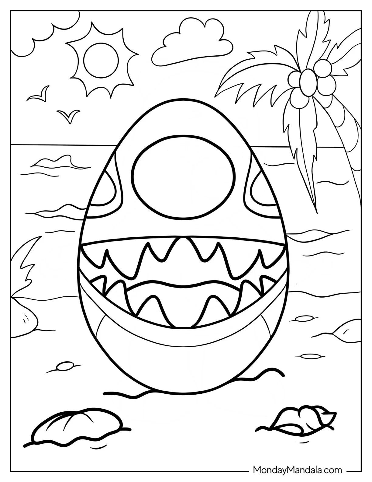 43 Easter Egg Coloring Pages Free PDF Printables 43 Easter Egg Coloring Pages Free PDF Printables