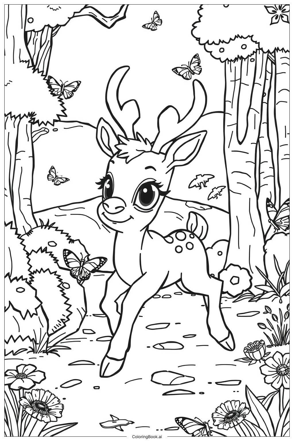 45 Reindeer Coloring Pages Free PDF PNG Printables 45 Reindeer Coloring Pages Free PDF PNG Printables