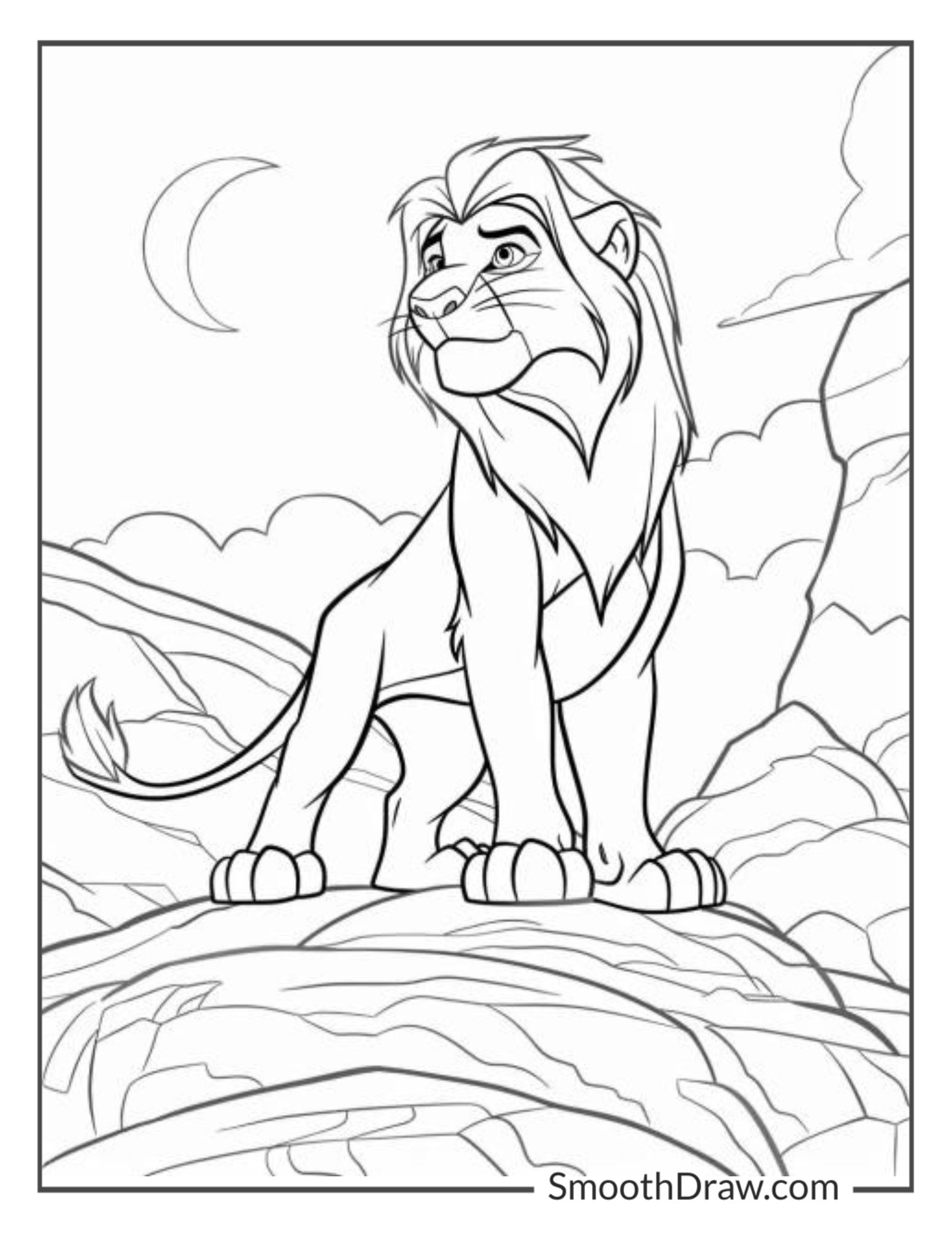 46 Lion Coloring Pages Lion King Cartoon U0026 Realistic Pages 46 Lion Coloring Pages Lion King Cartoon U0026 Realistic Pages