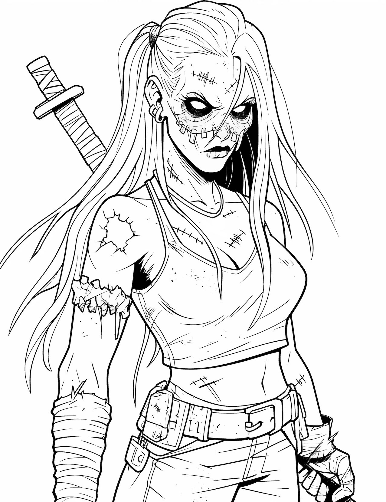 47 Captivating Zombie Coloring Pages For Kids And Adults Our Mindful Life