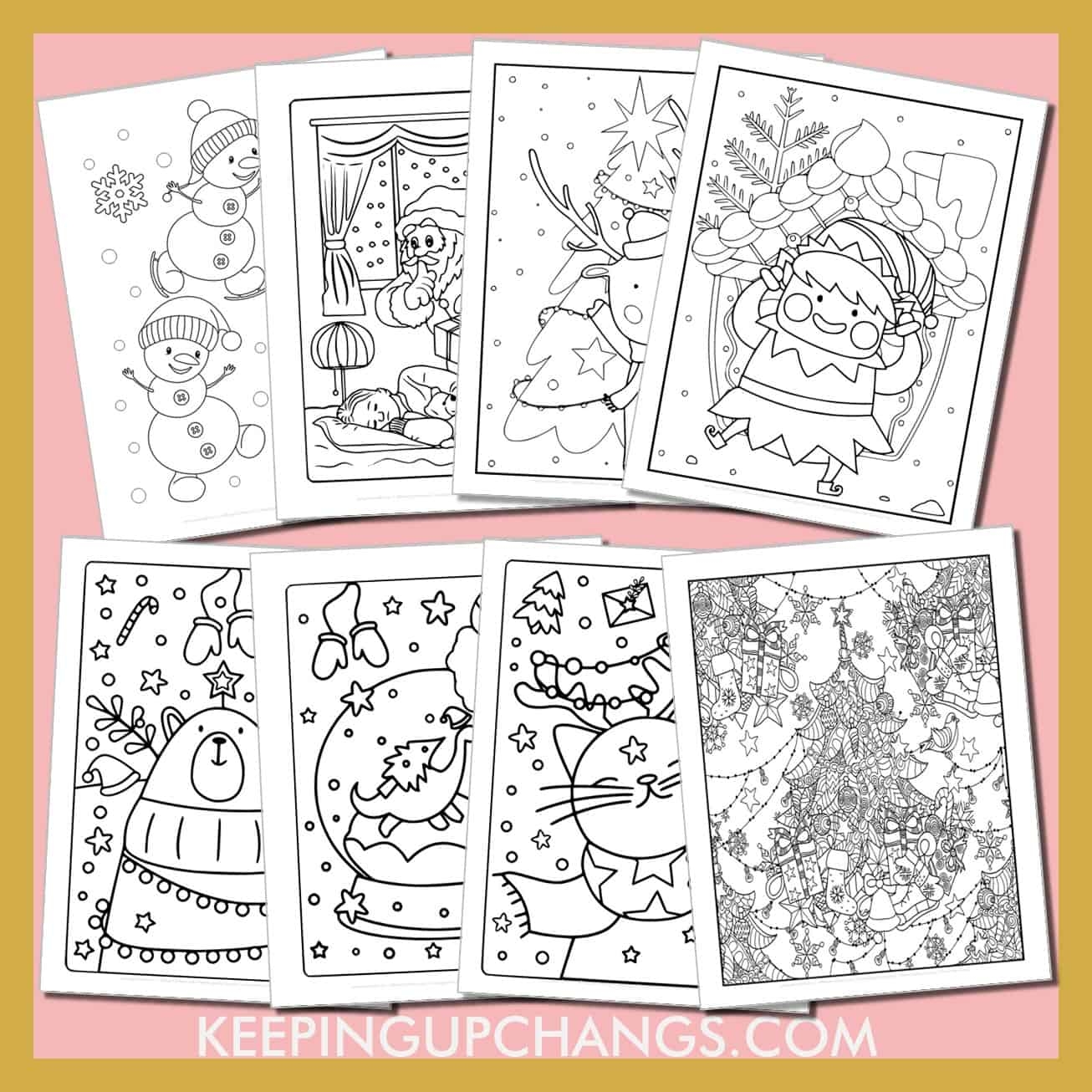 Easy Christmas Coloring Pages Printable Pdf Easy Christmas Coloring Pages Printable Pdf