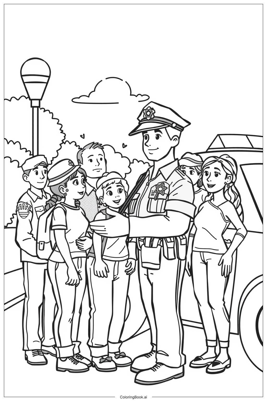 49 Police Coloring Pages Free PDF PNG Printables 