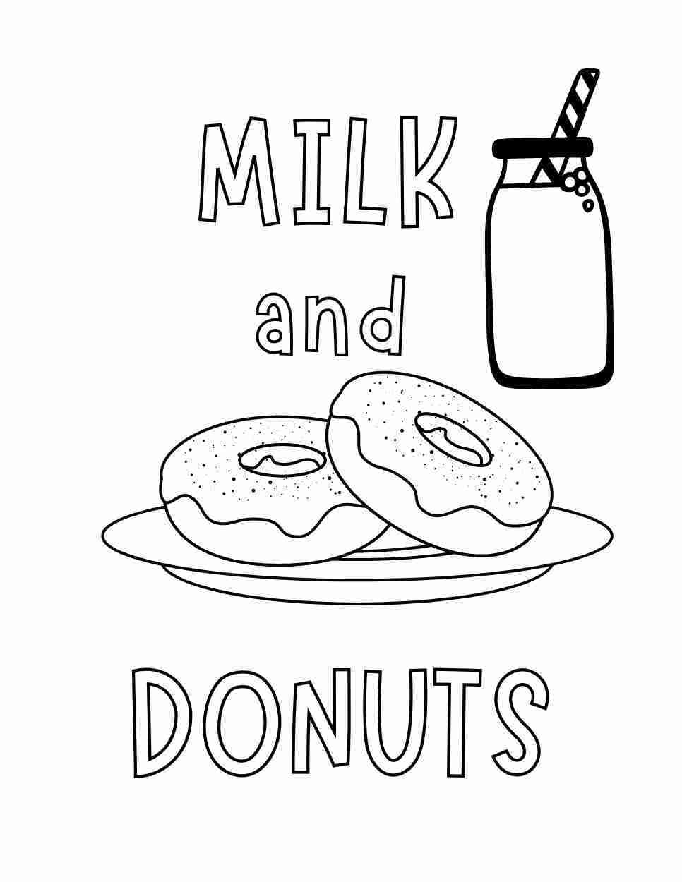 5 Cute Donut Coloring Pages For Celebrating National Donut Day Seeing Dandy Blog