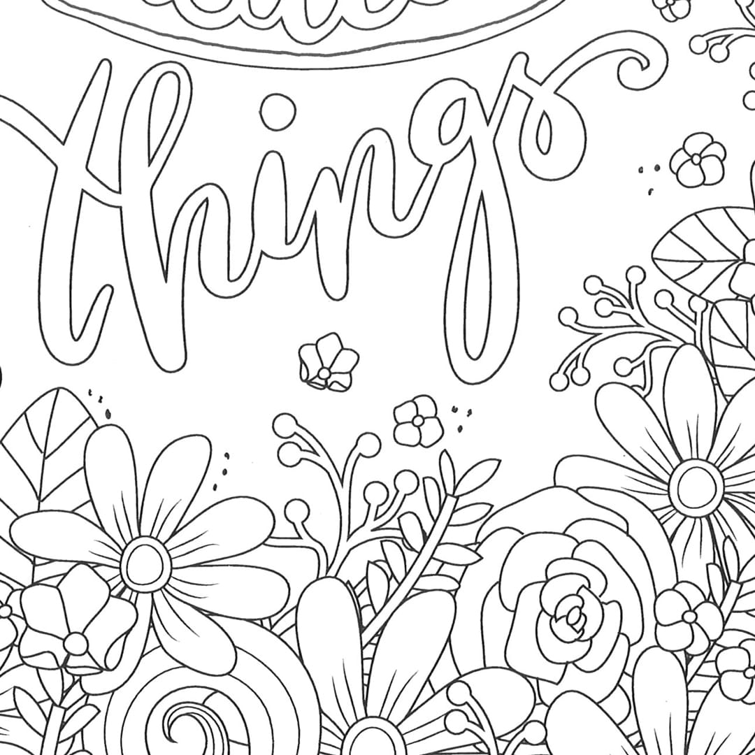 Coloring Page For Adults Printable