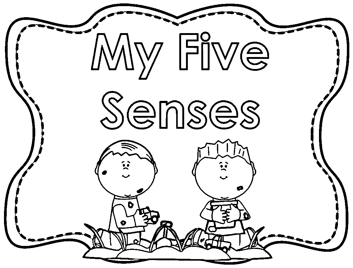  5 Senses Coloring Pages U0026 Books 100 FREE And Printable 