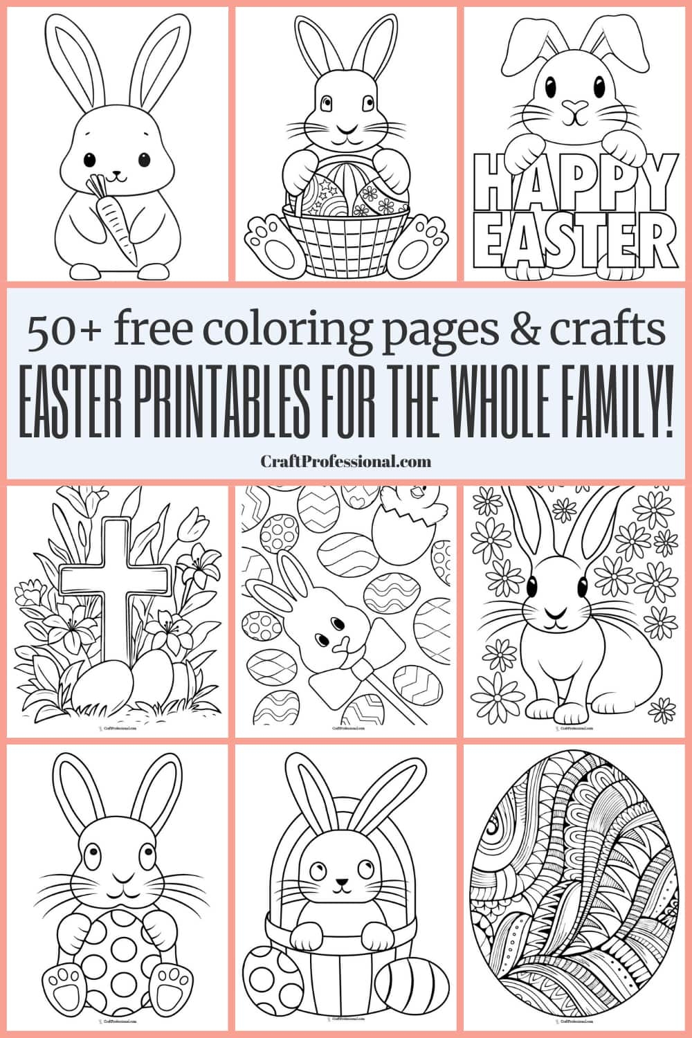 50 Free Easter Coloring Pages Download Print For Kids Adults 50 Free Easter Coloring Pages Download Print For Kids Adults