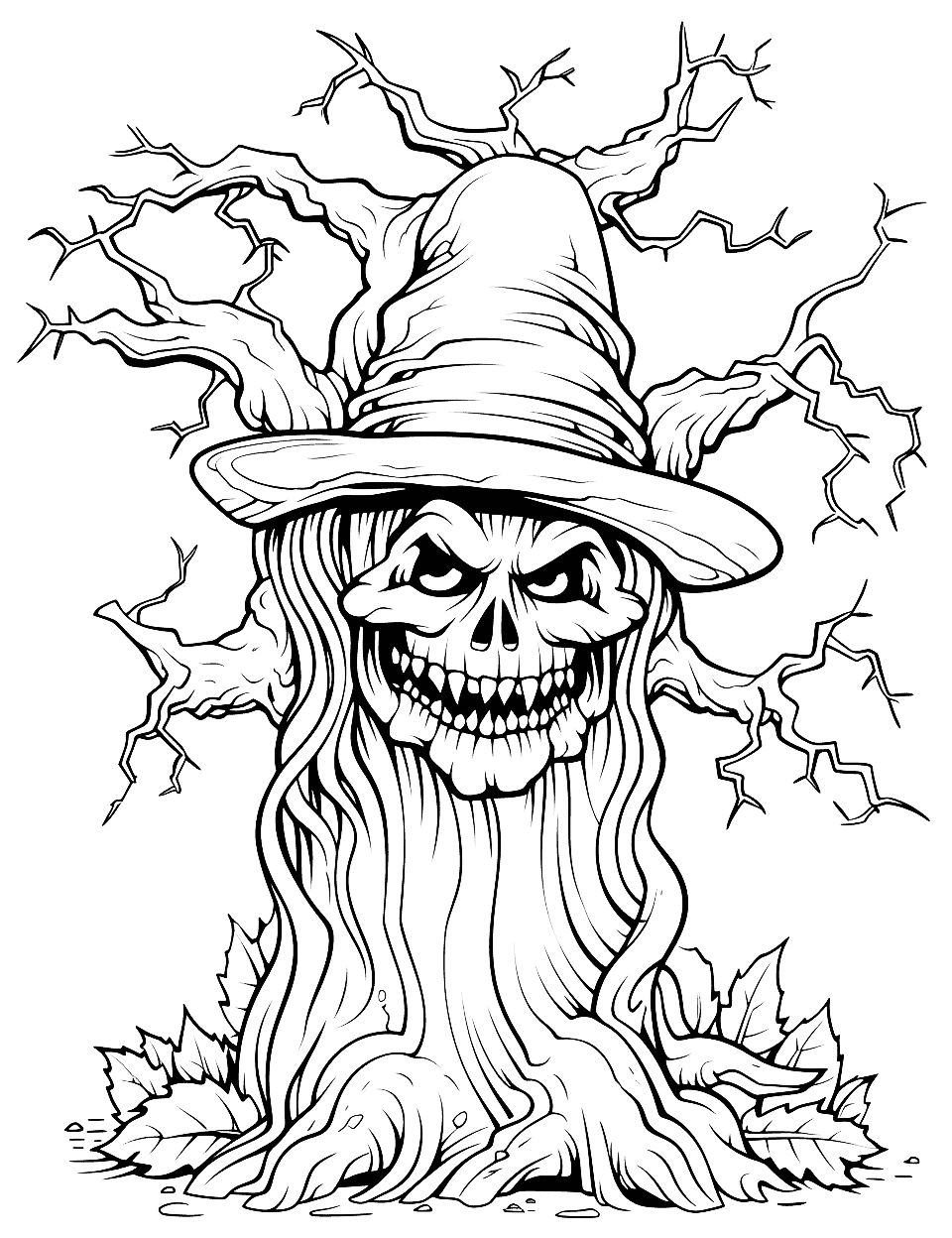50 Halloween Coloring Pages Free Sheets For Kids