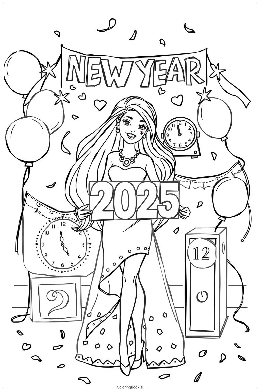 Barbie Coloring Pages Free Pdf