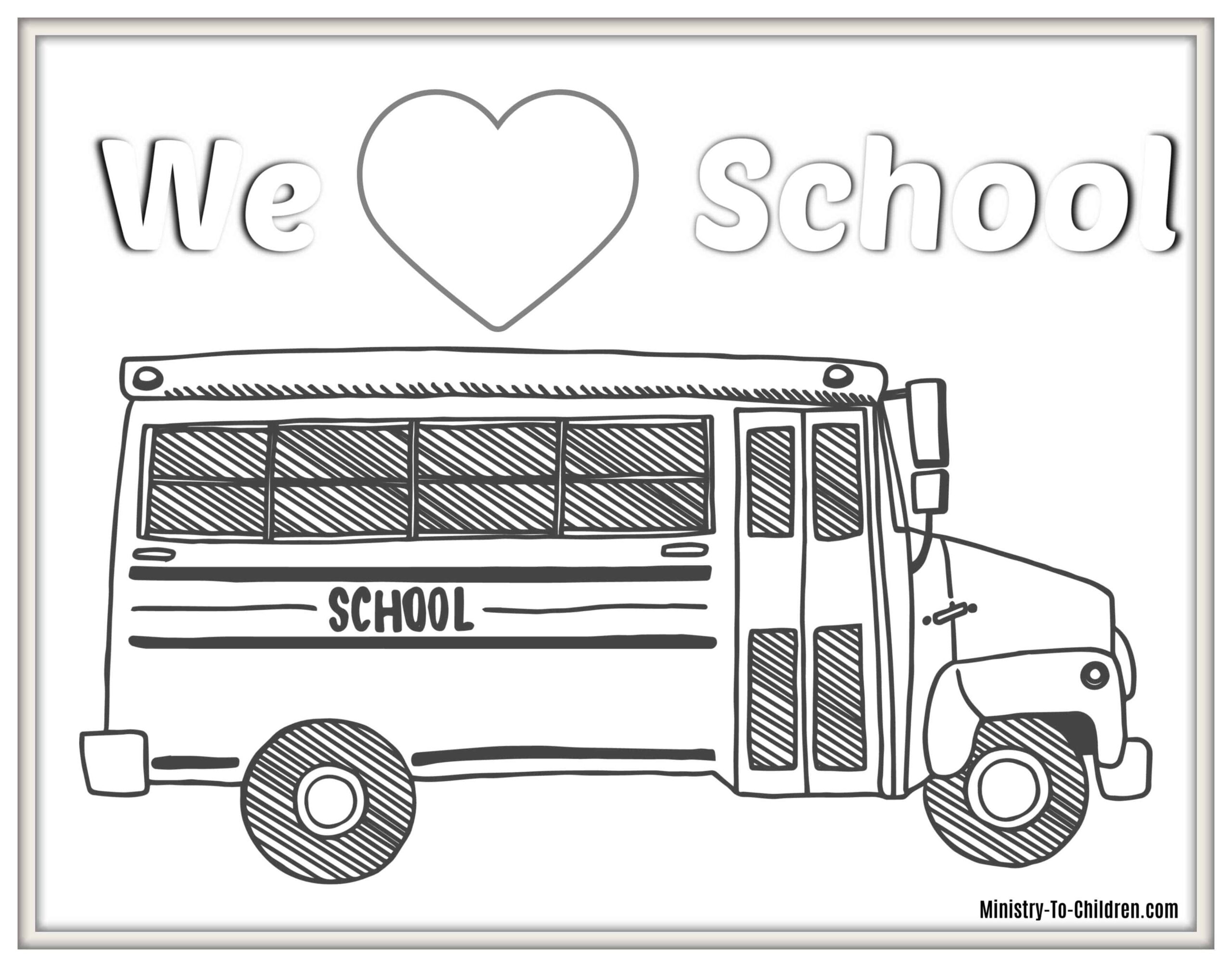 Free Back To School Coloring Pages Pdf