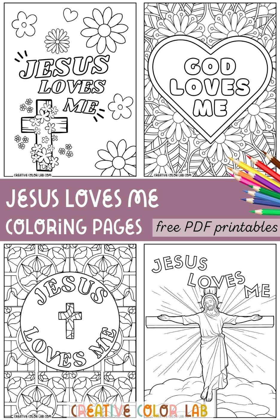 6 Jesus Loves Me Coloring Pages Free PDF Printables 6 Jesus Loves Me Coloring Pages Free PDF Printables