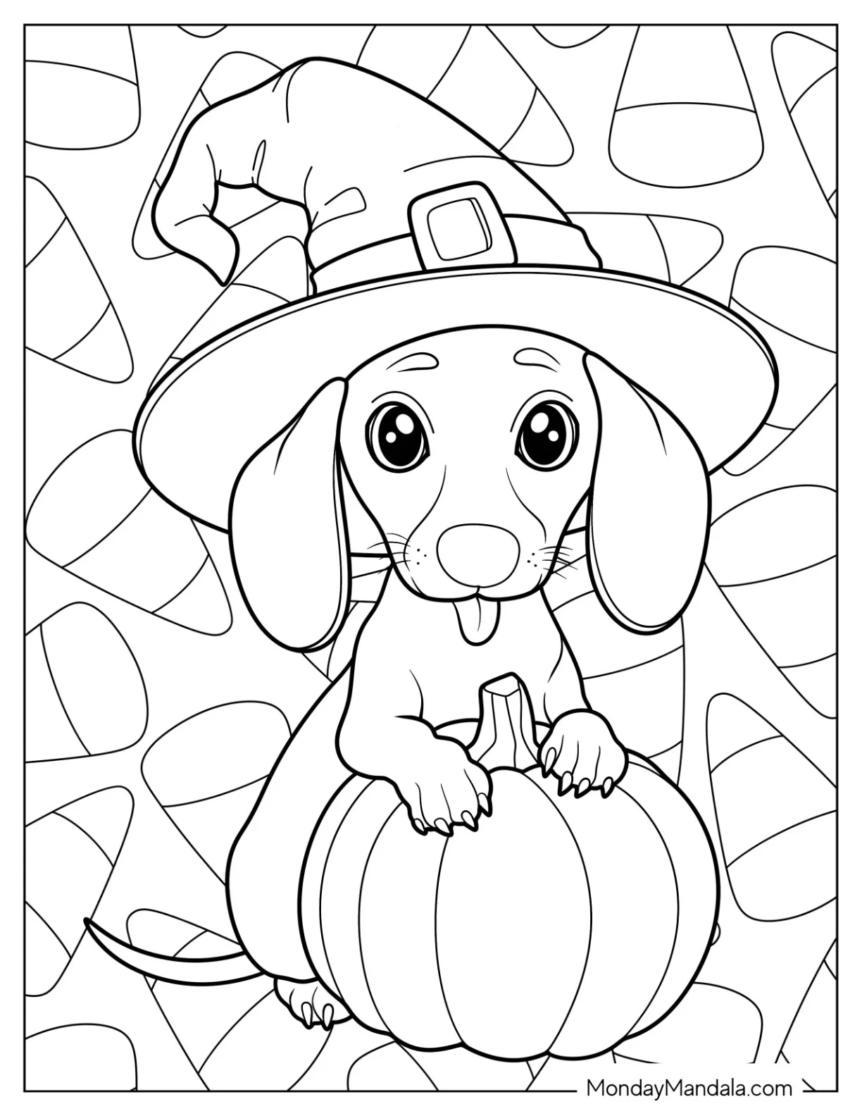 Cute Pumpkin Coloring Pages Printable
