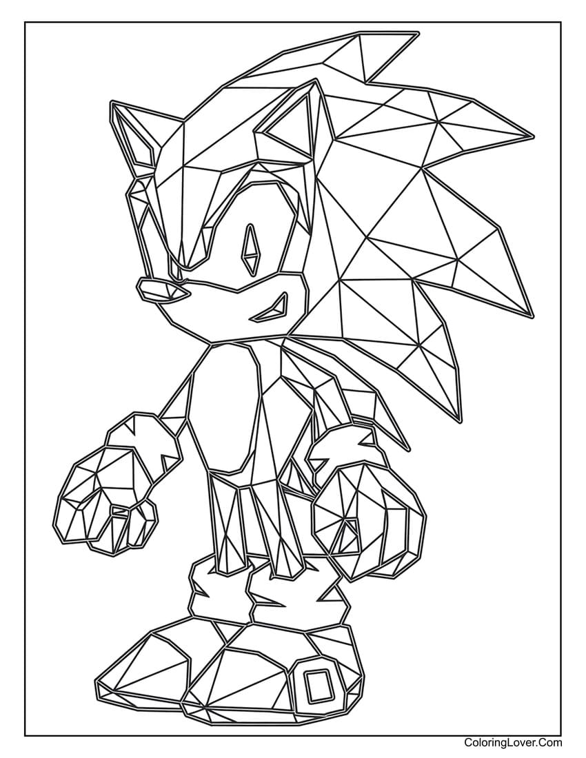 64 Sonic Coloring Pages Free Printables For All Ages 